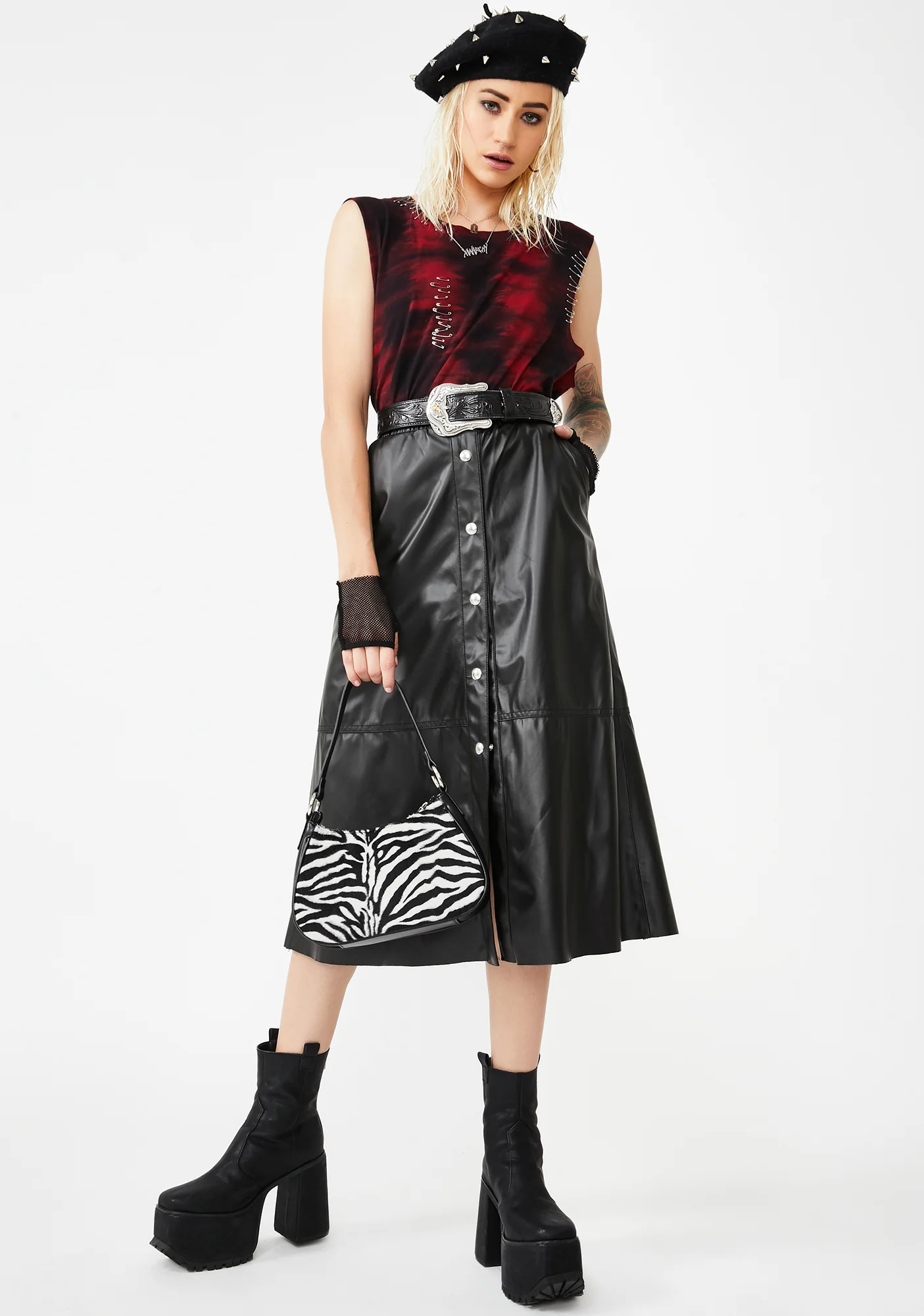 Onyx Midi Skirt - Image 3