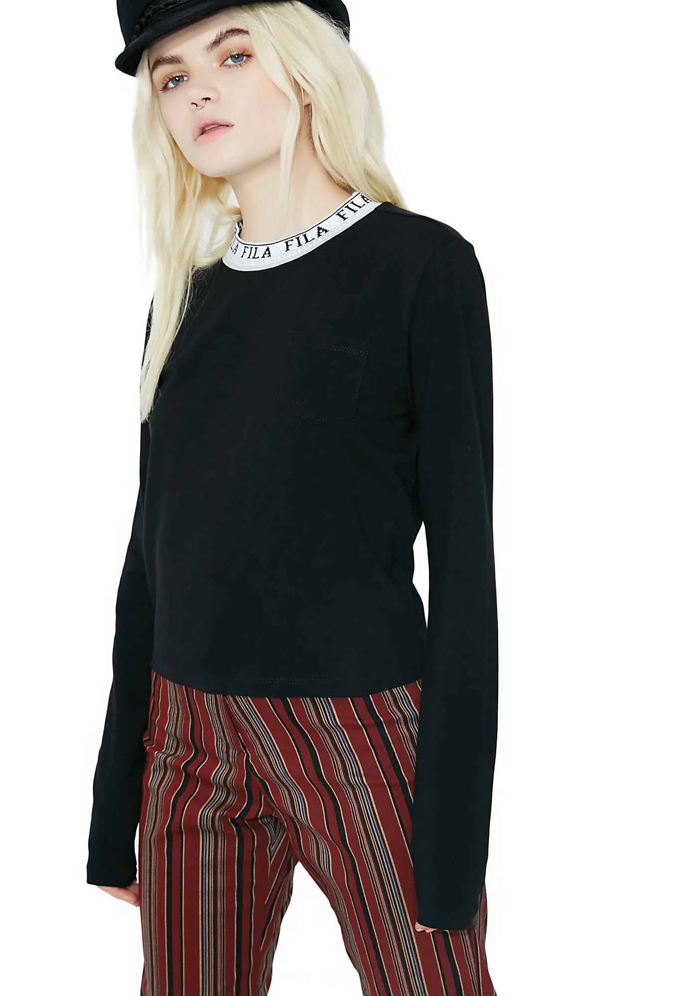 Onyx Rebecca Long Sleeve Top - Image 2