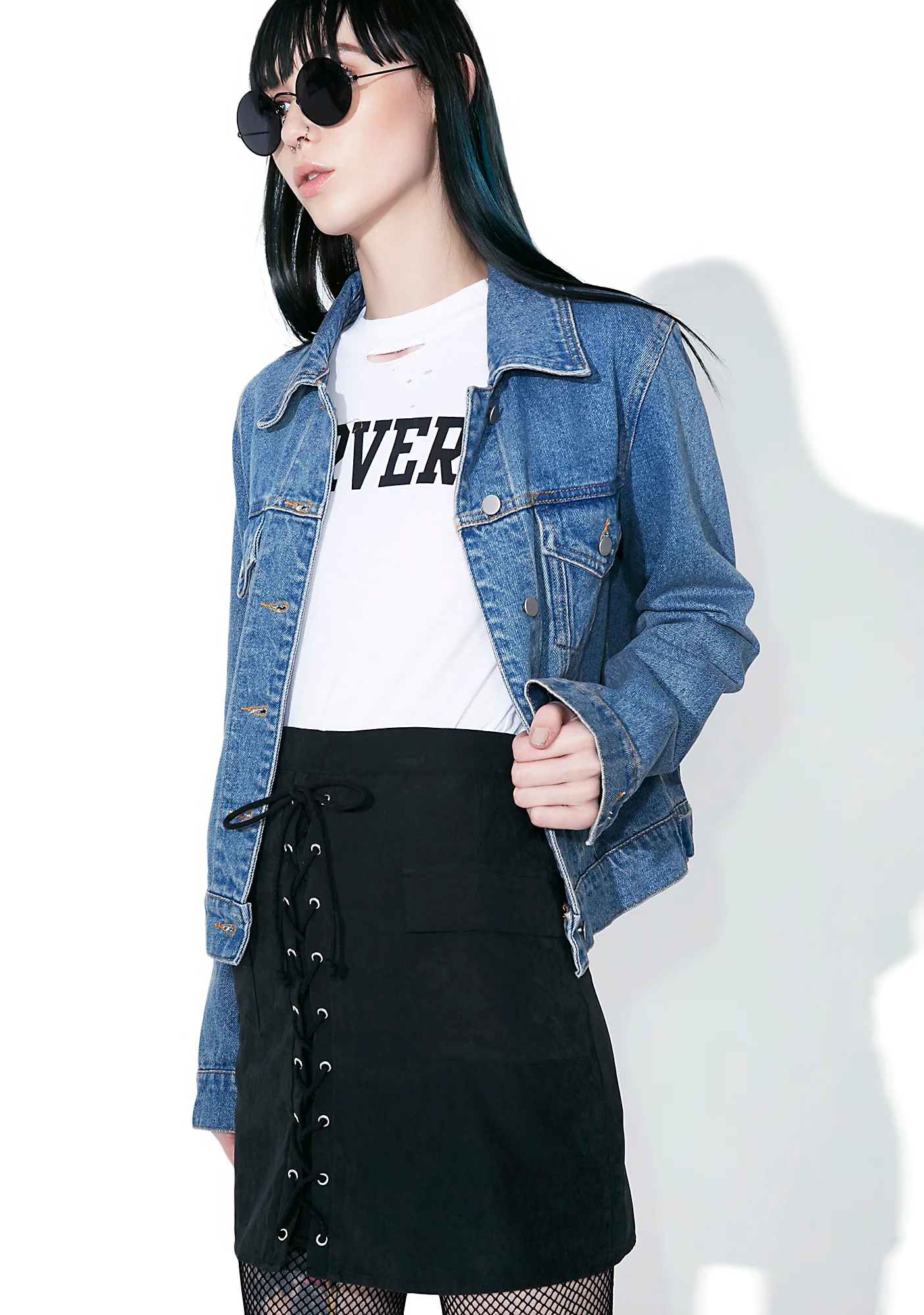 Onyx Sassy Sister Lace-Up Skirt - Image 3