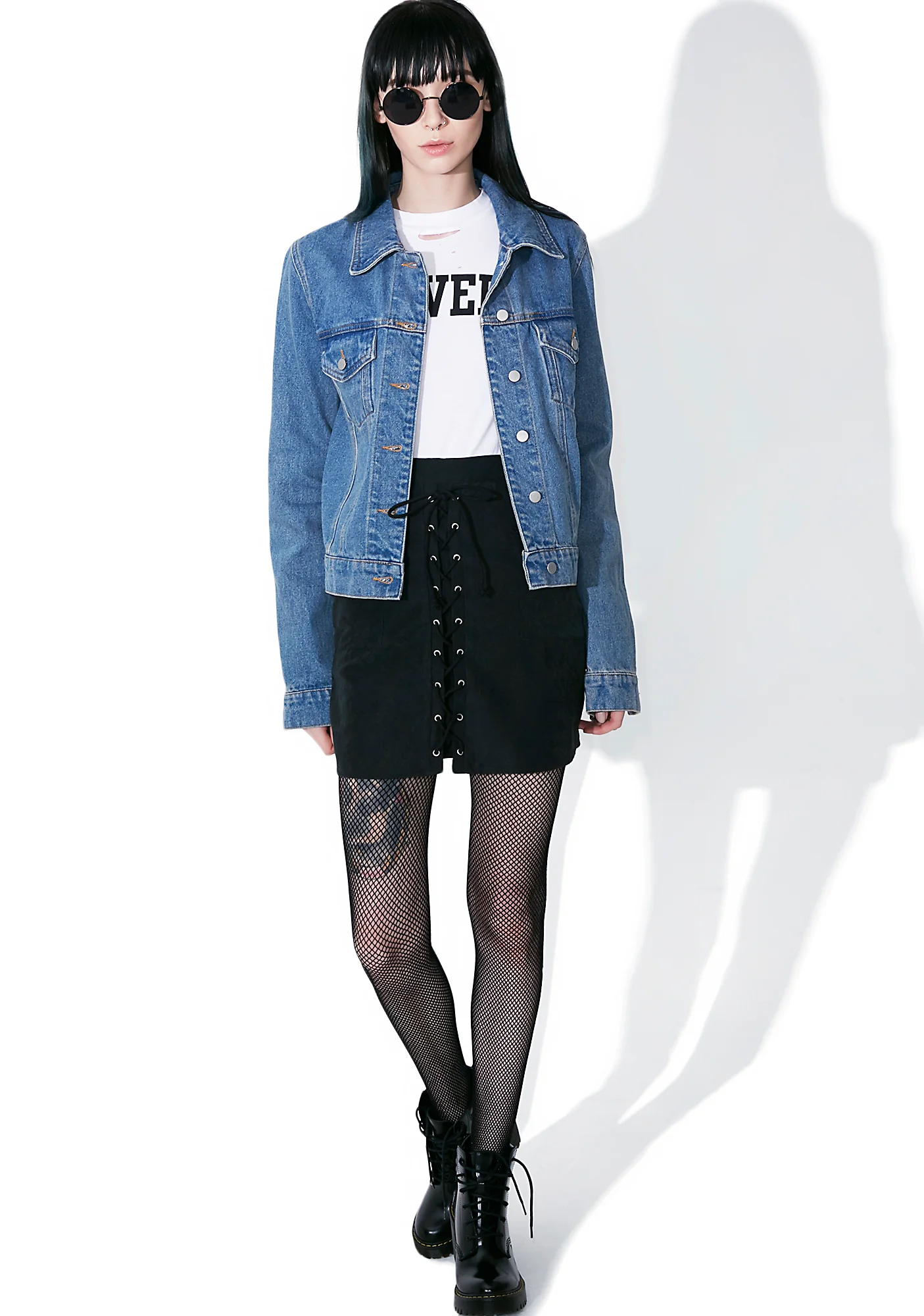 Onyx Sassy Sister Lace-Up Skirt - Image 5