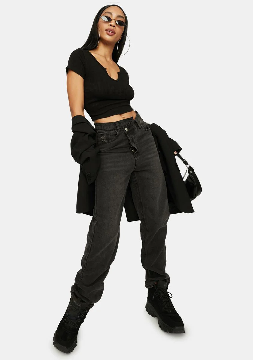 Onyx Shoot My Shot Crop Tee - Image 3