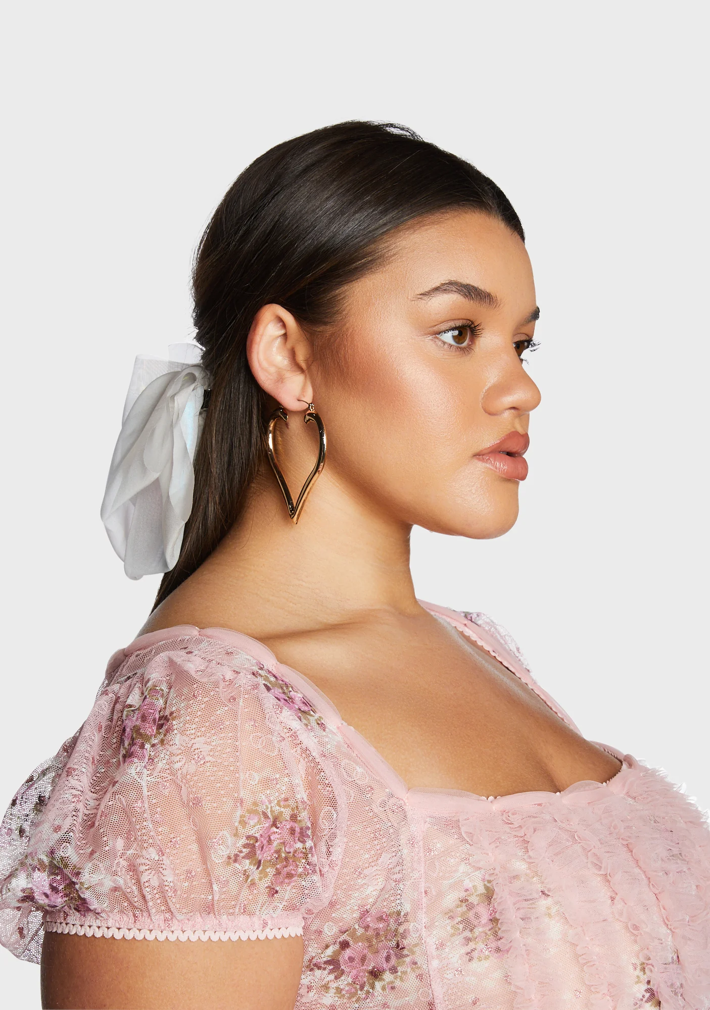 Open Heart Earrings - Image 2