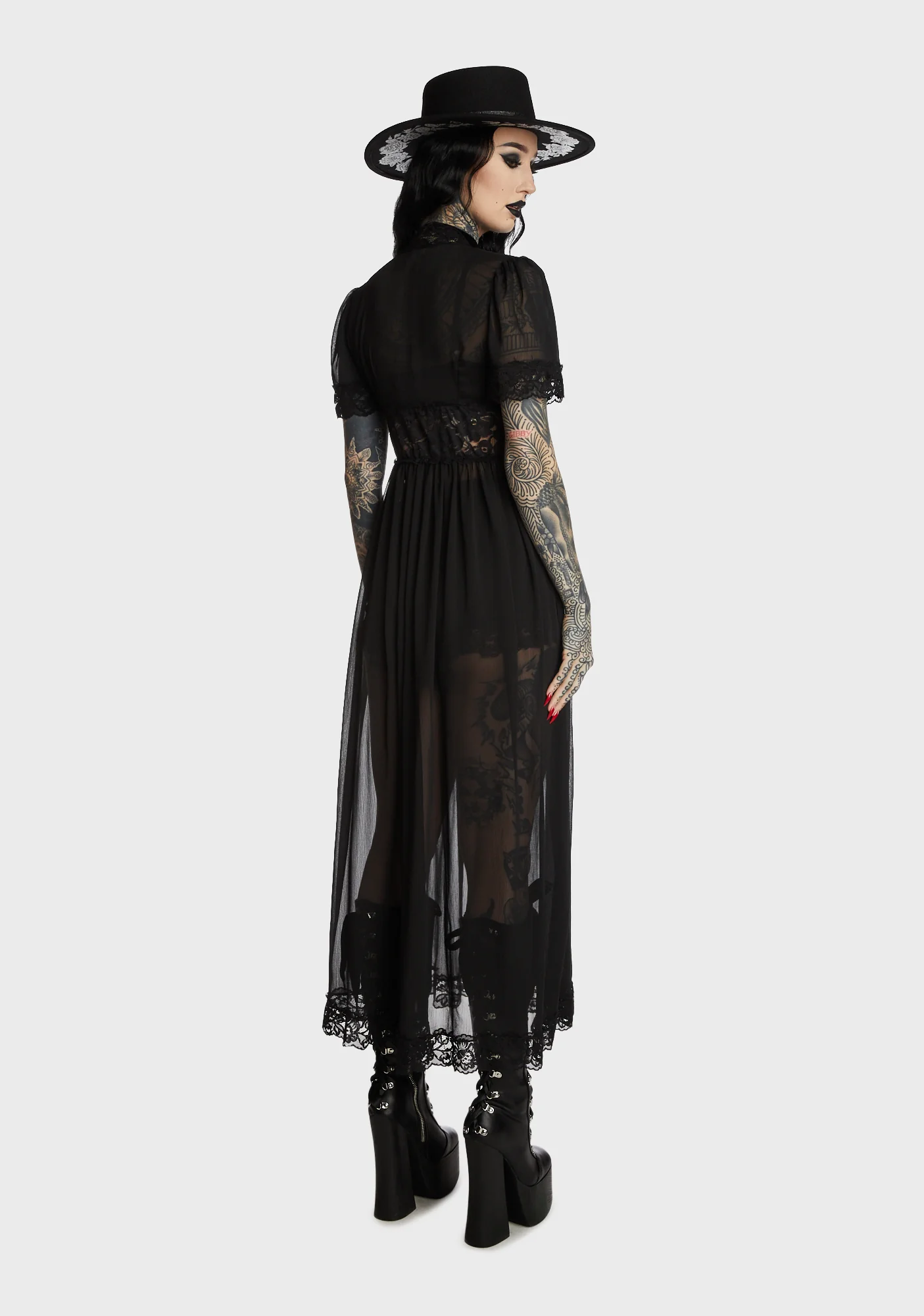 Open Roads Chiffon Duster - Image 5