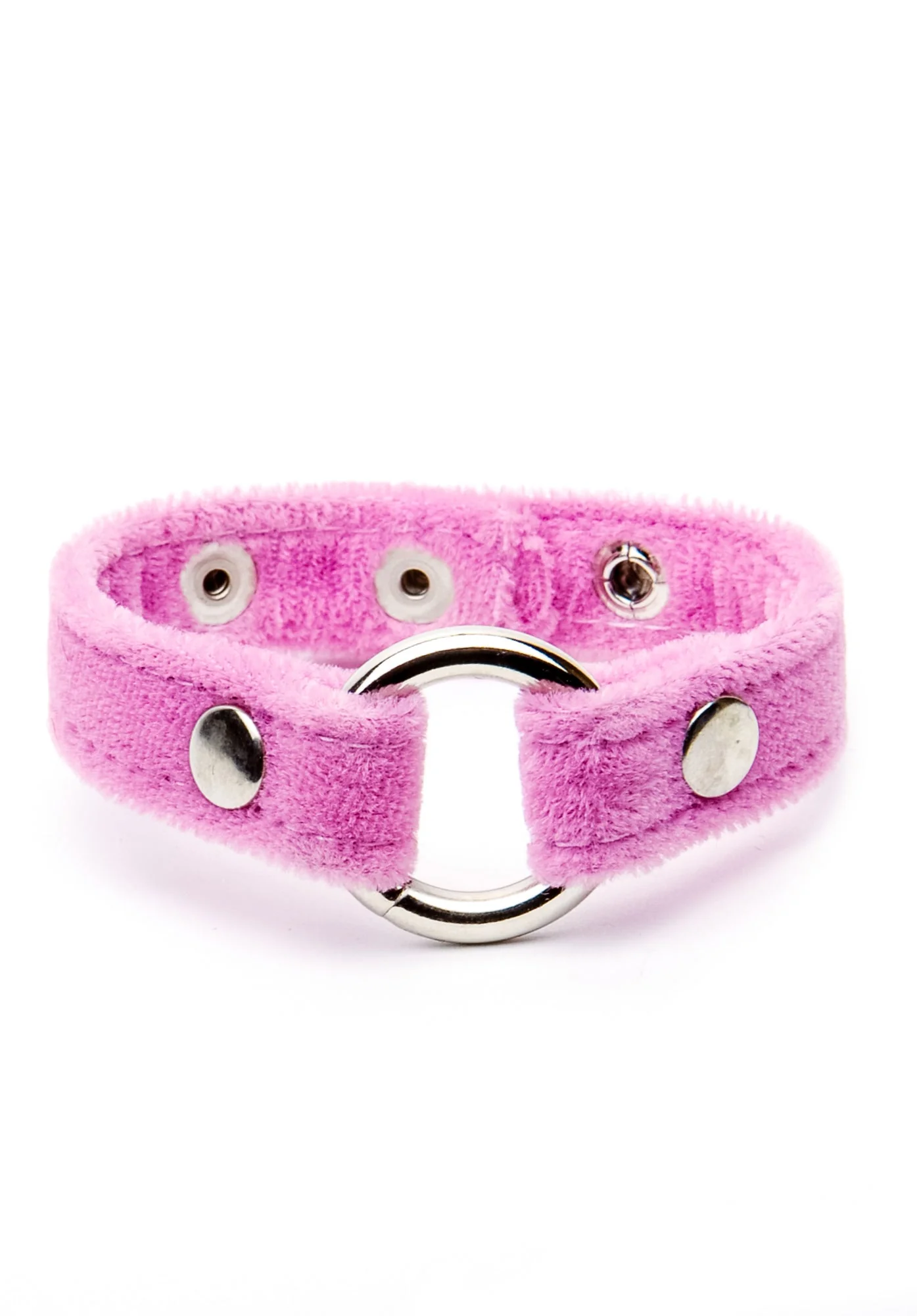 Ophelia Velvet Bracelet - Pink - Image 2