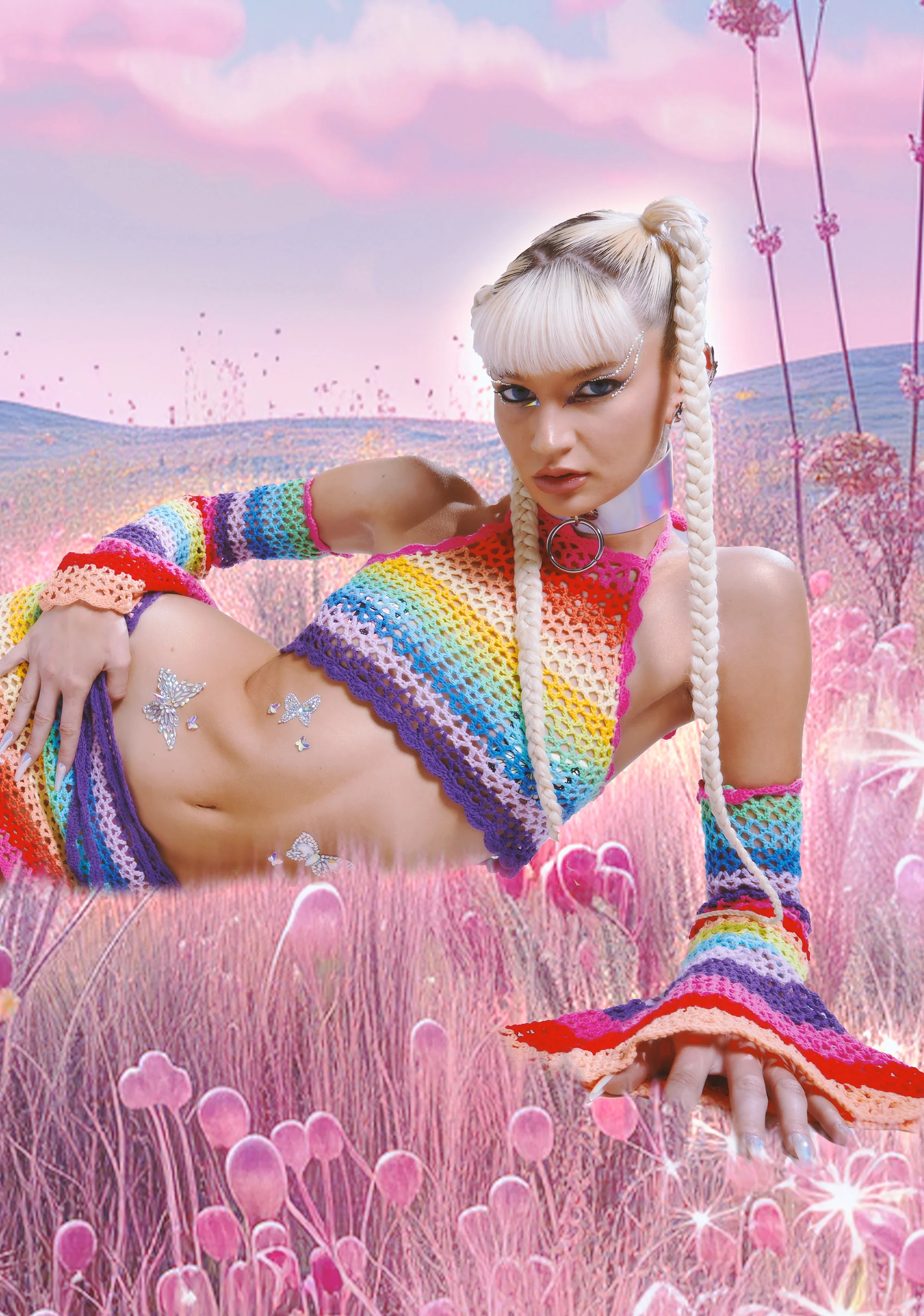 Optical Retrograde Top And Arm Warmers Set - Image 6