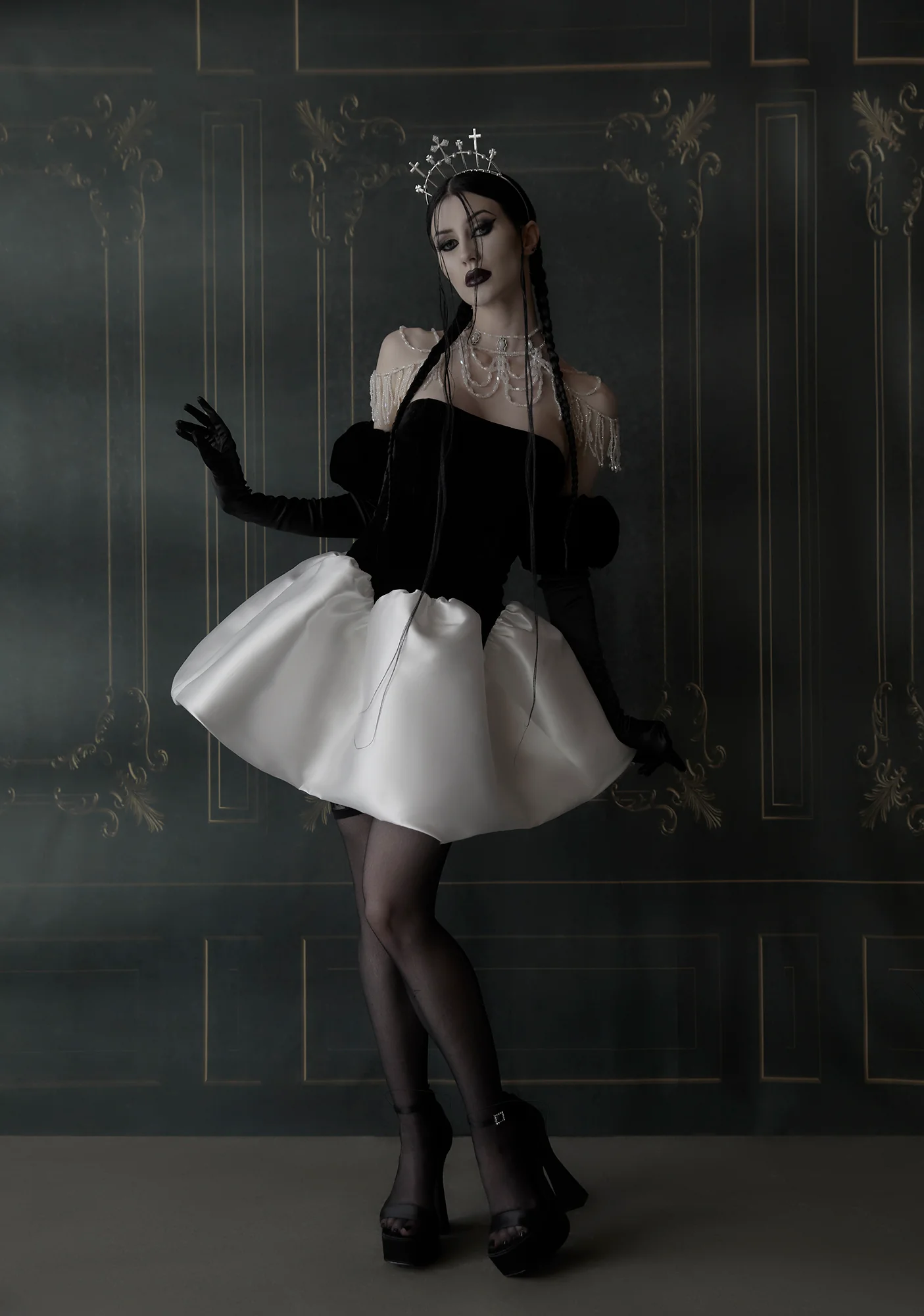 Opulent Dreams Mini Dress - Image 8
