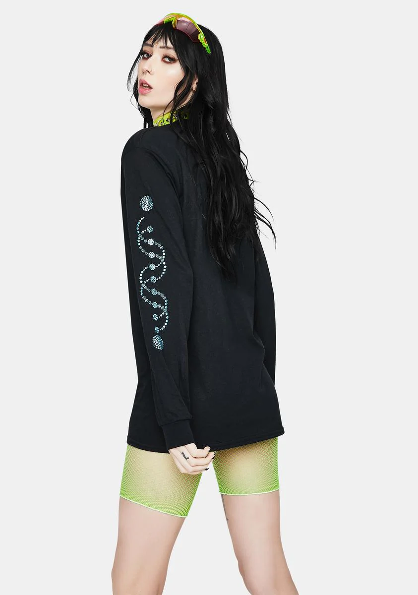 Orbital Rhinestone Long Sleeve - Image 4