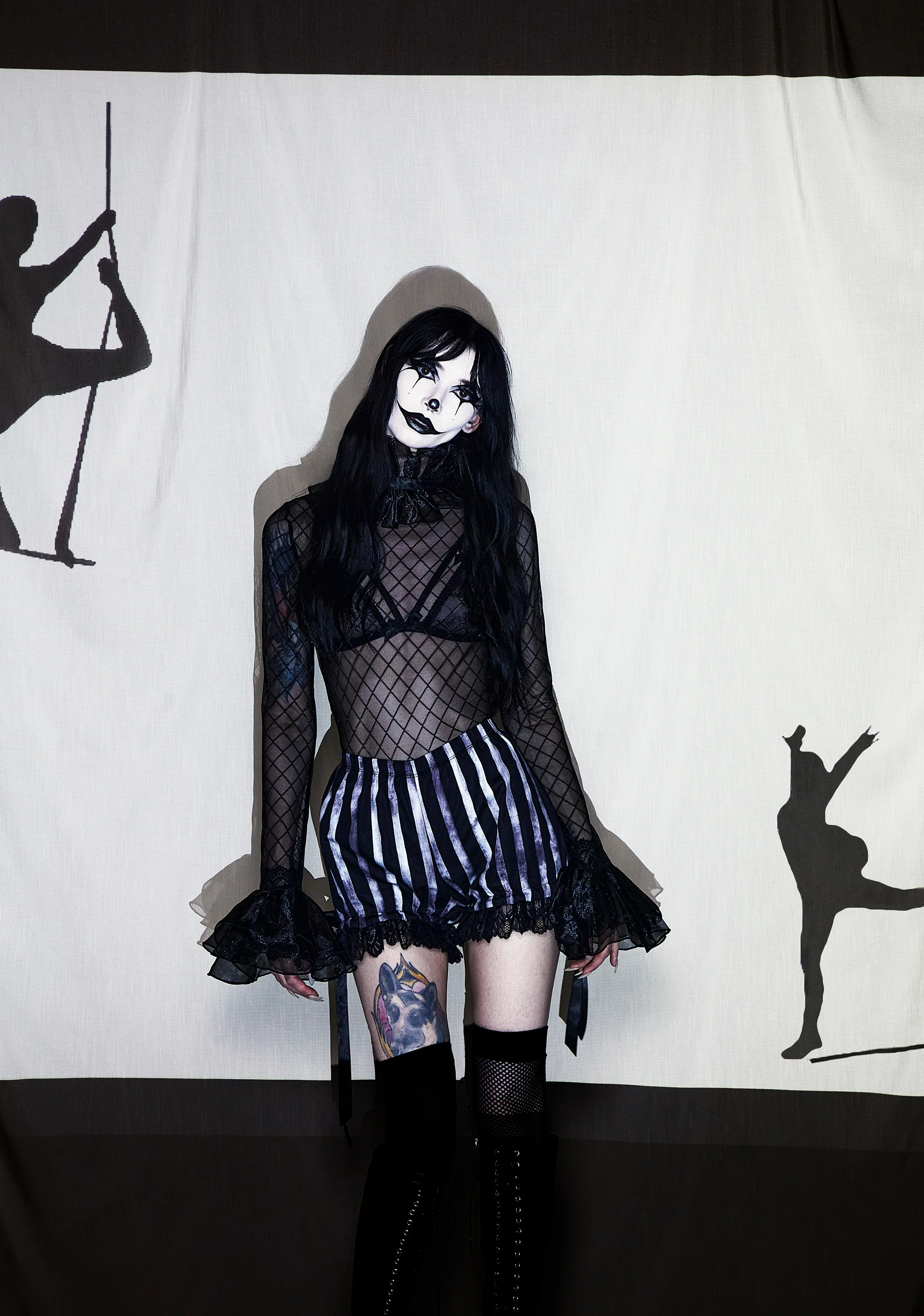Otherworldly Allure Mesh Long Sleeve Top - Image 6
