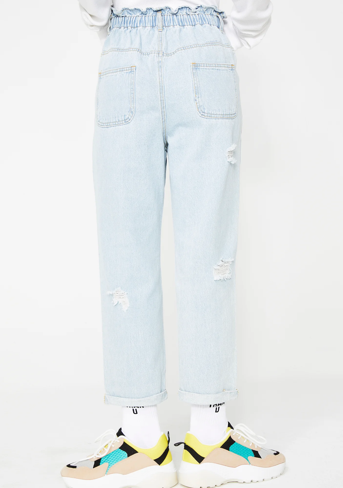 Out My Mentions Denim Jeans - Image 4