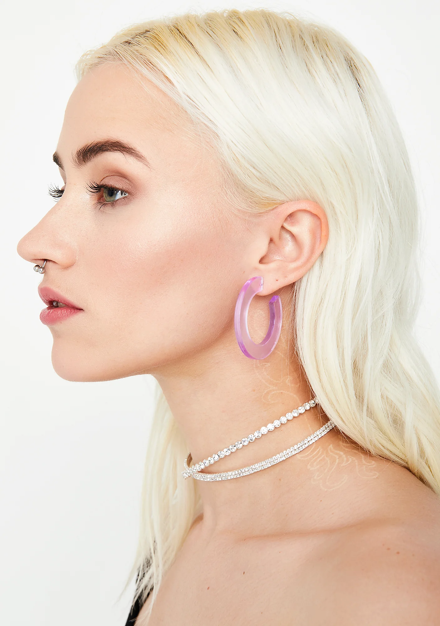 Out Of Sight Hoop Earrings - Image 2
