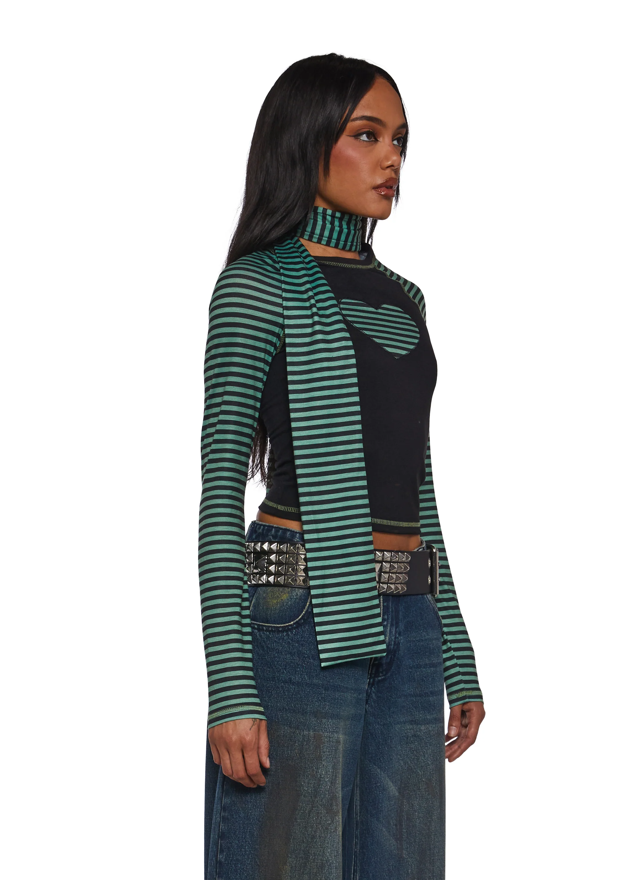 Outsiders Love Long Sleeve Tee And Scarf Set - Image 3