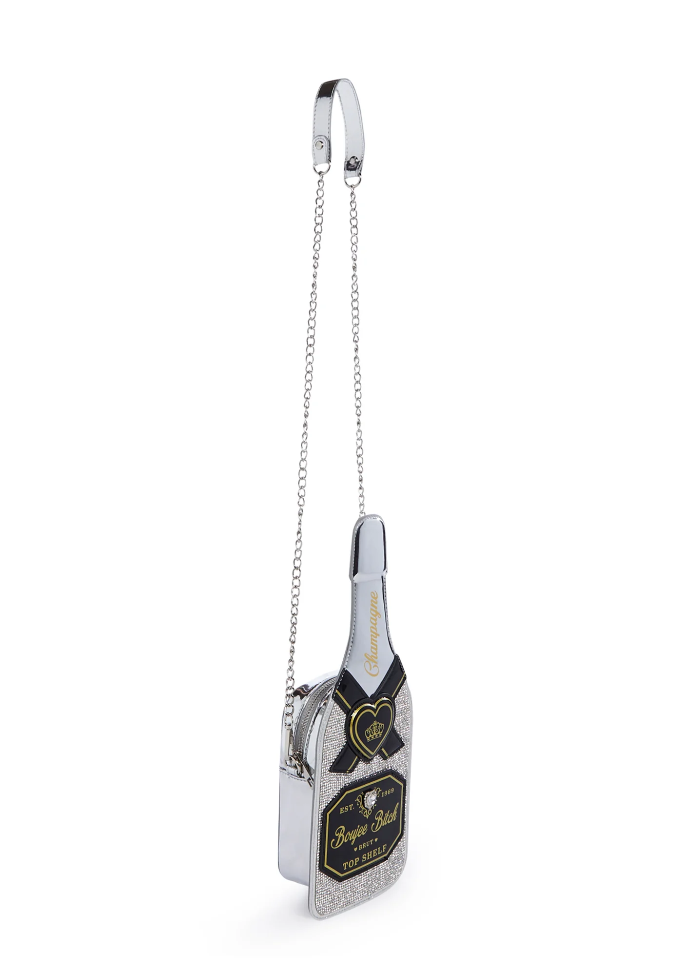 Over The Limit Champagne Bag - Silver - Image 3