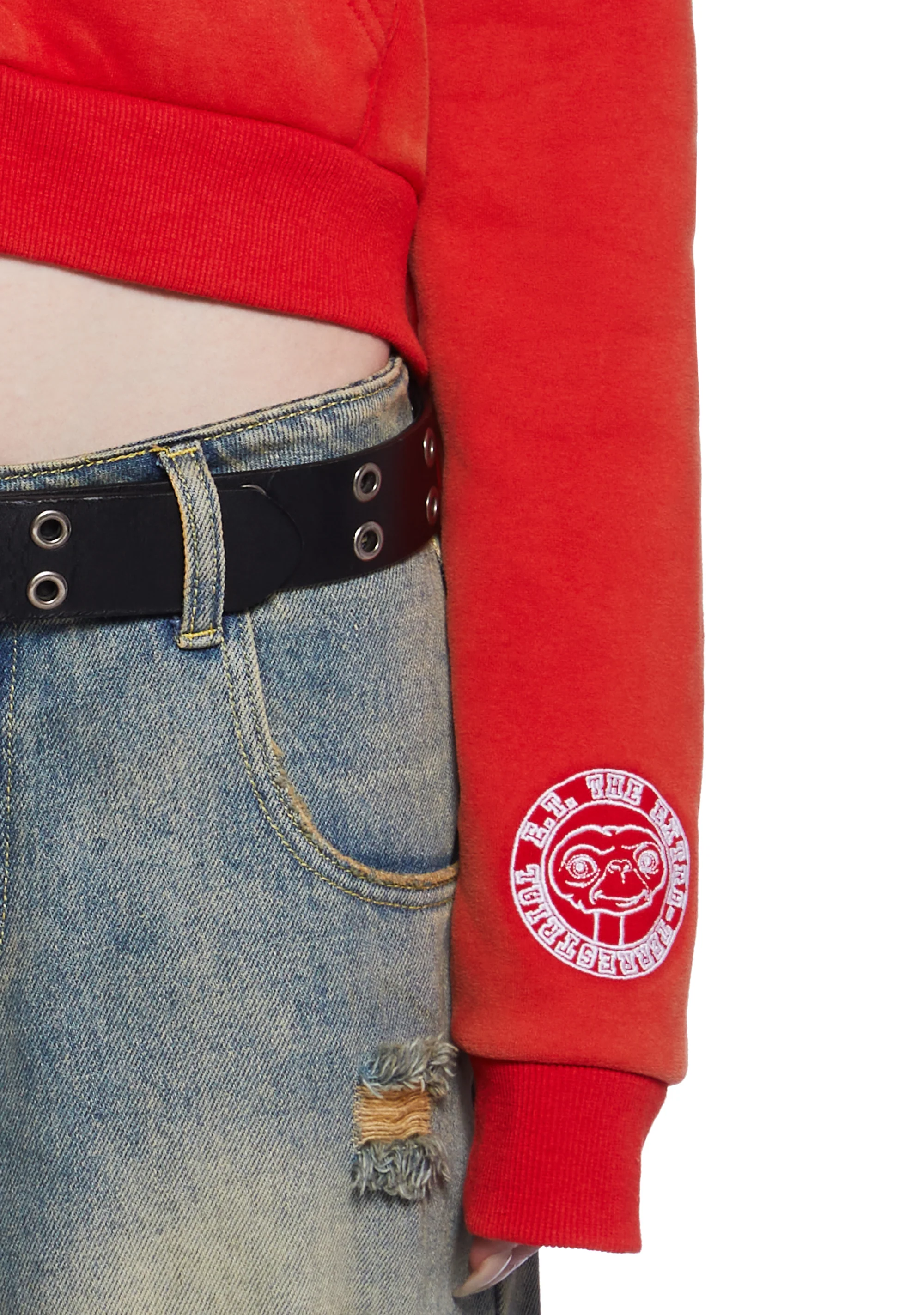 Over The Moon Cropped Hoodie - Image 5