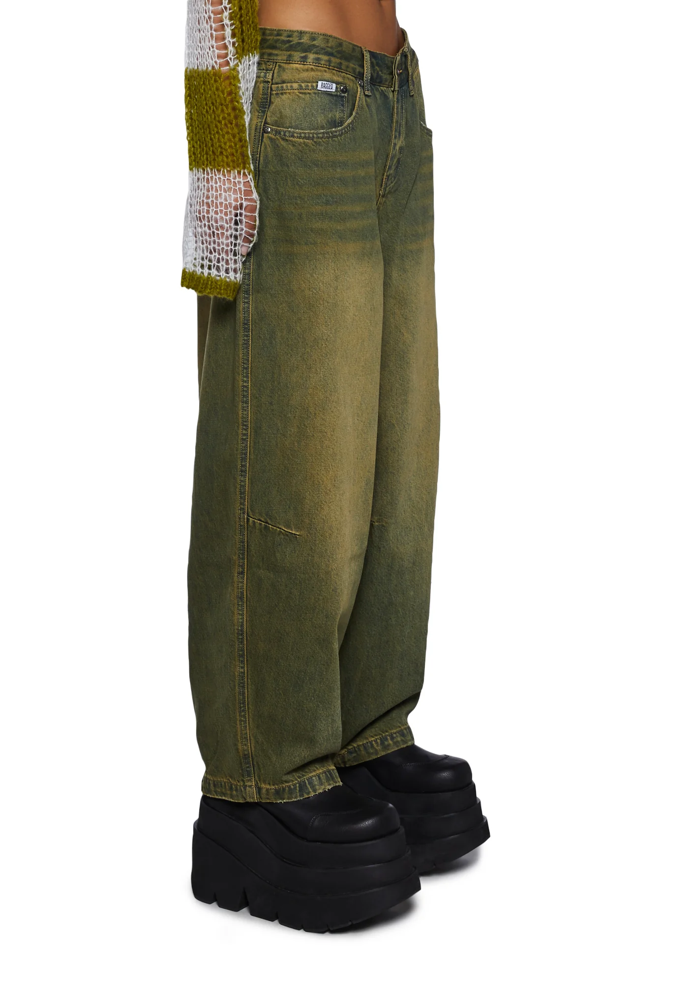 Overdye Goliath Khaki Jeans - Image 3