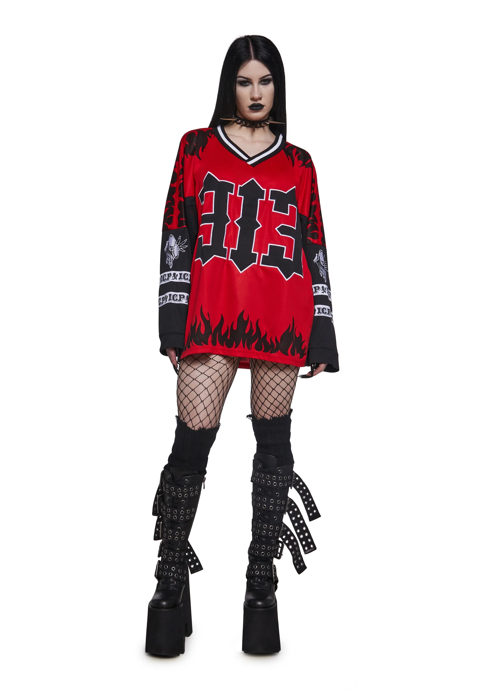 313 Hotline Oversized Jersey Tee - Image 2