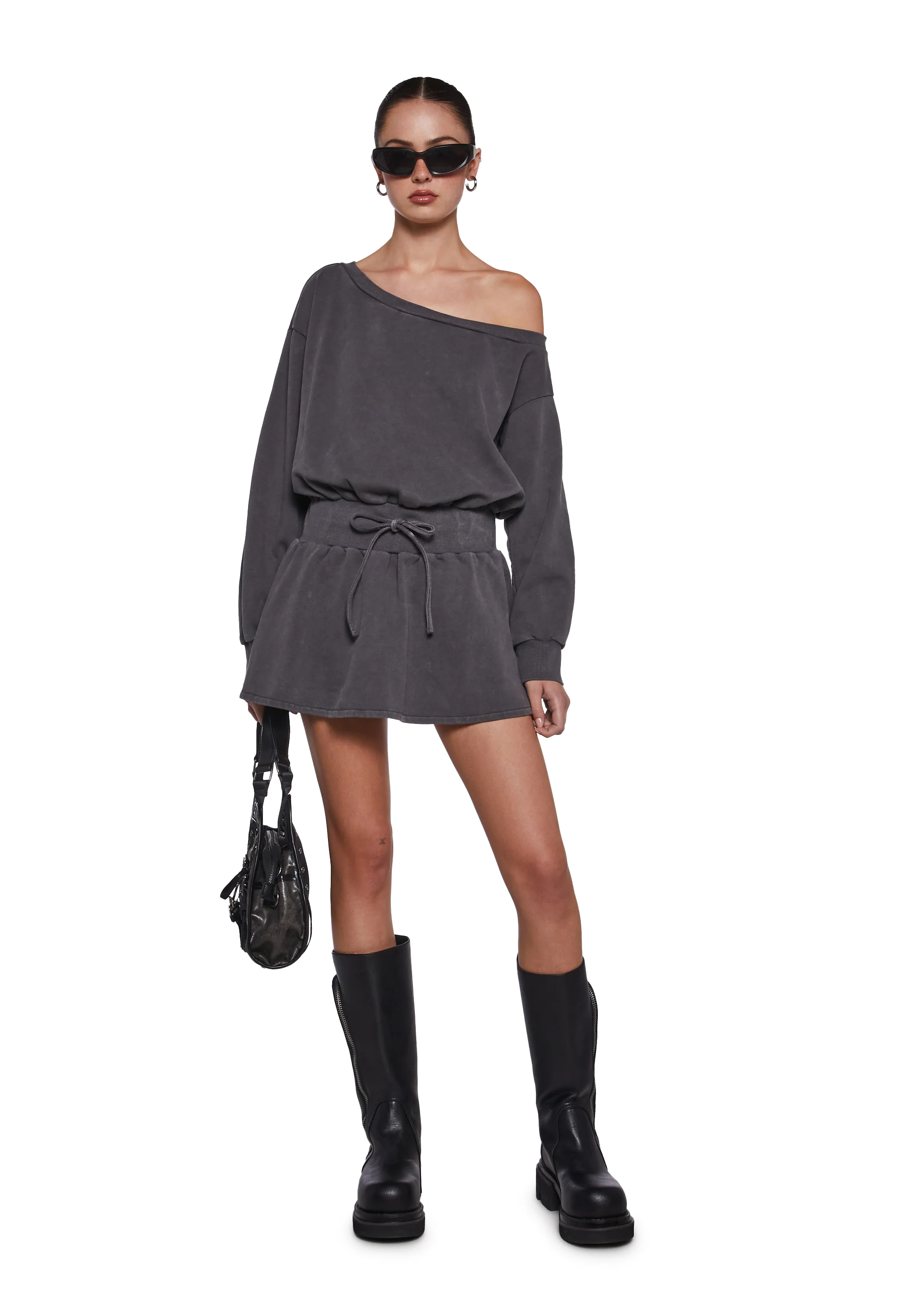 Fingers Crossed Sweatshirt Dress - Image 2