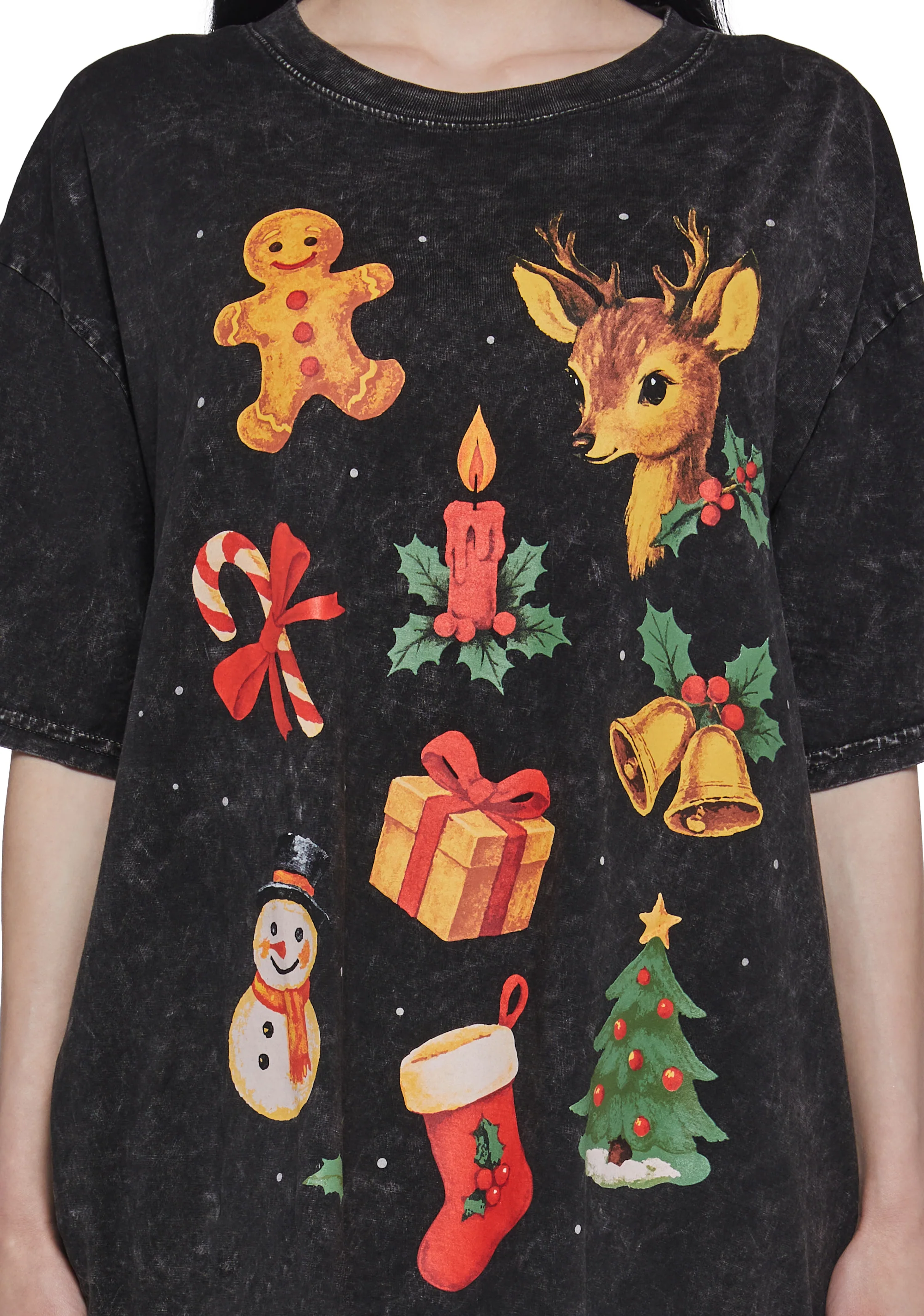 Holiday Wish List Oversized Tee - Image 5