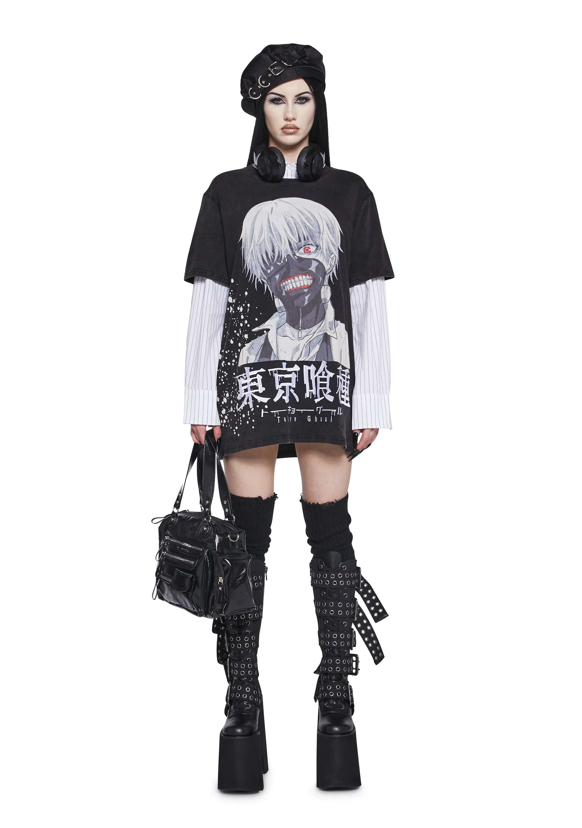 Ken Kaneki Oversized Graphic Tee - Image 2