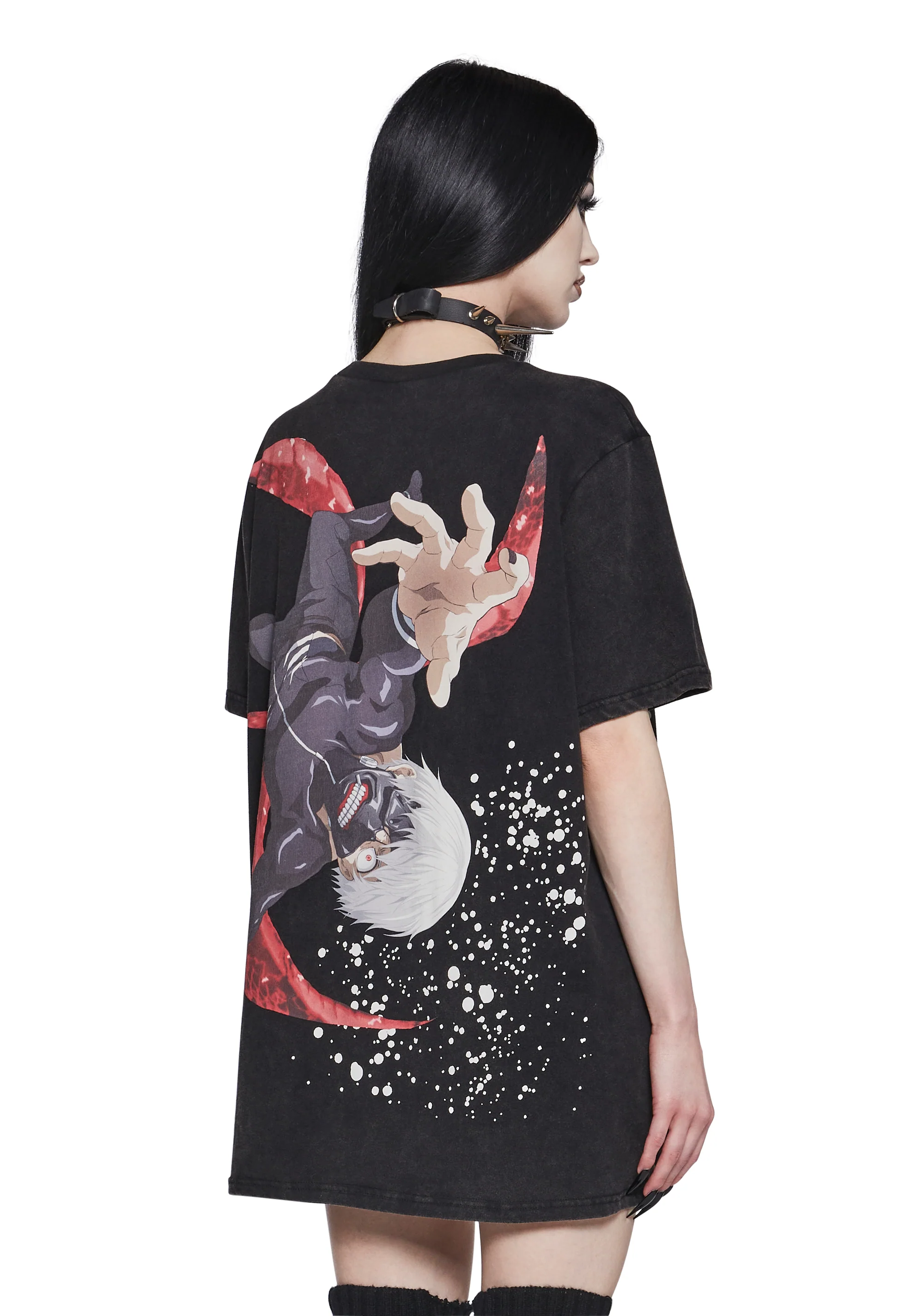 Ken Kaneki Oversized Graphic Tee - Image 4