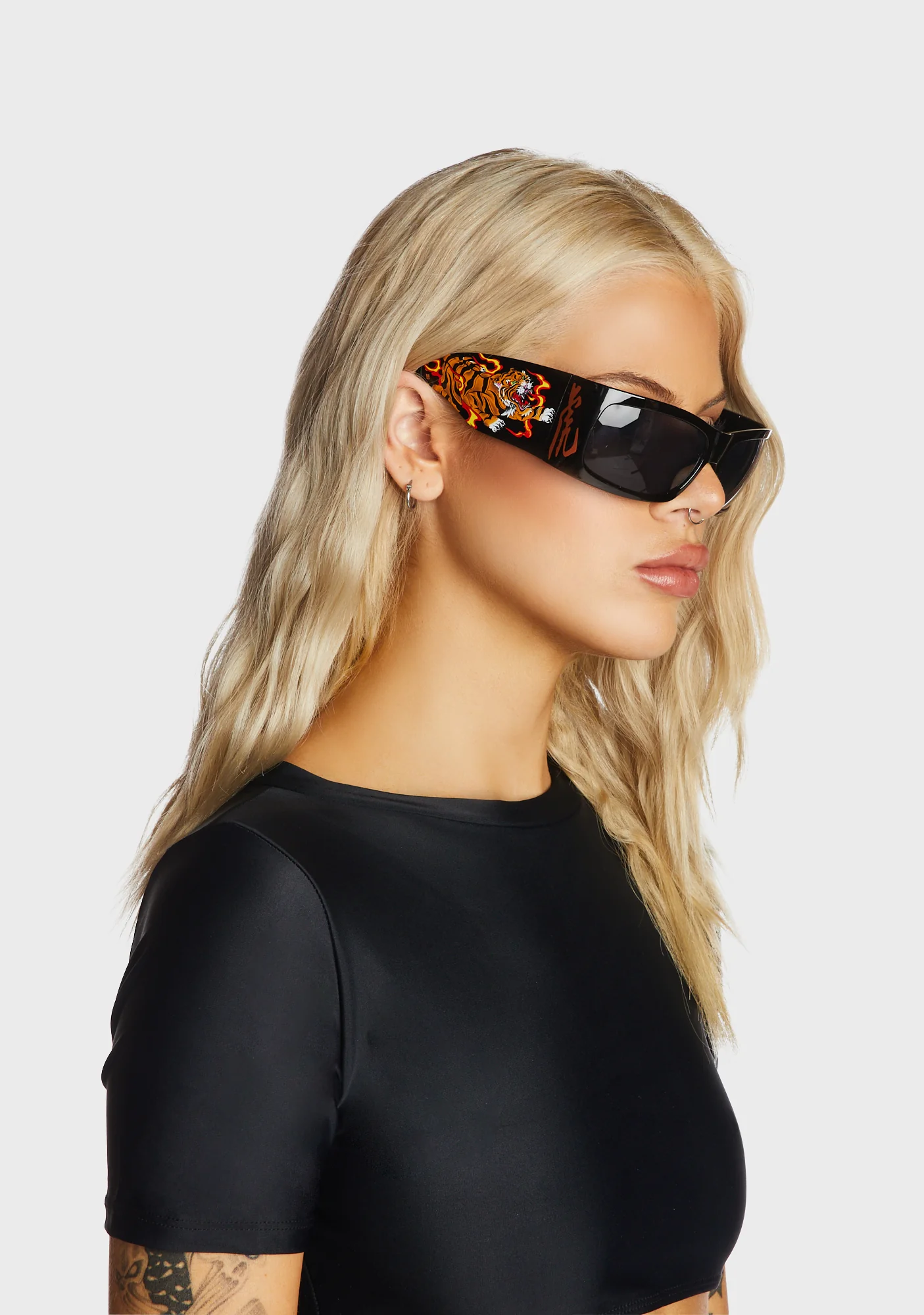Oversized Tiger Sunglasses - Image 2
