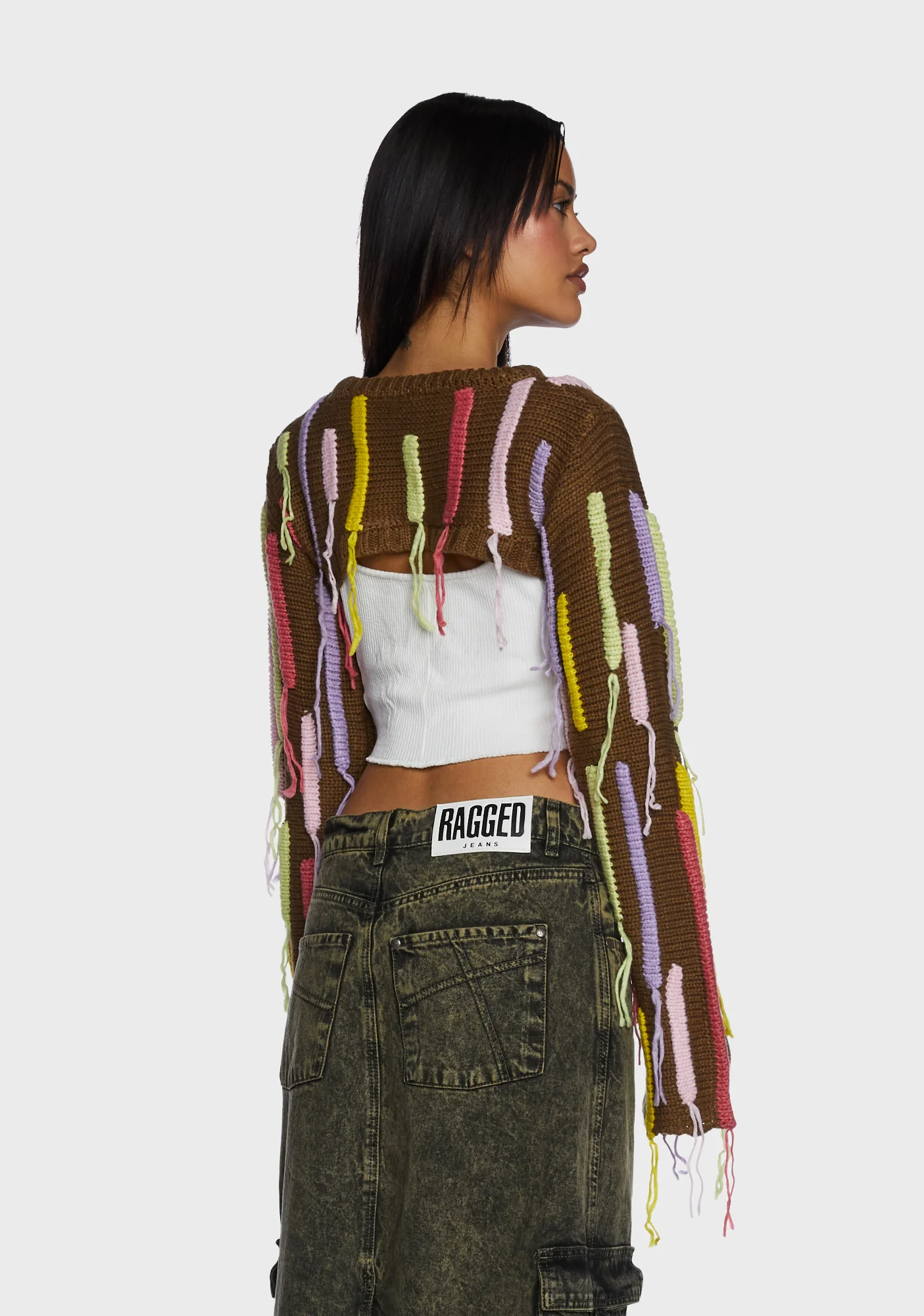 Painter Ultra Cropped Knit Shrug - Image 4