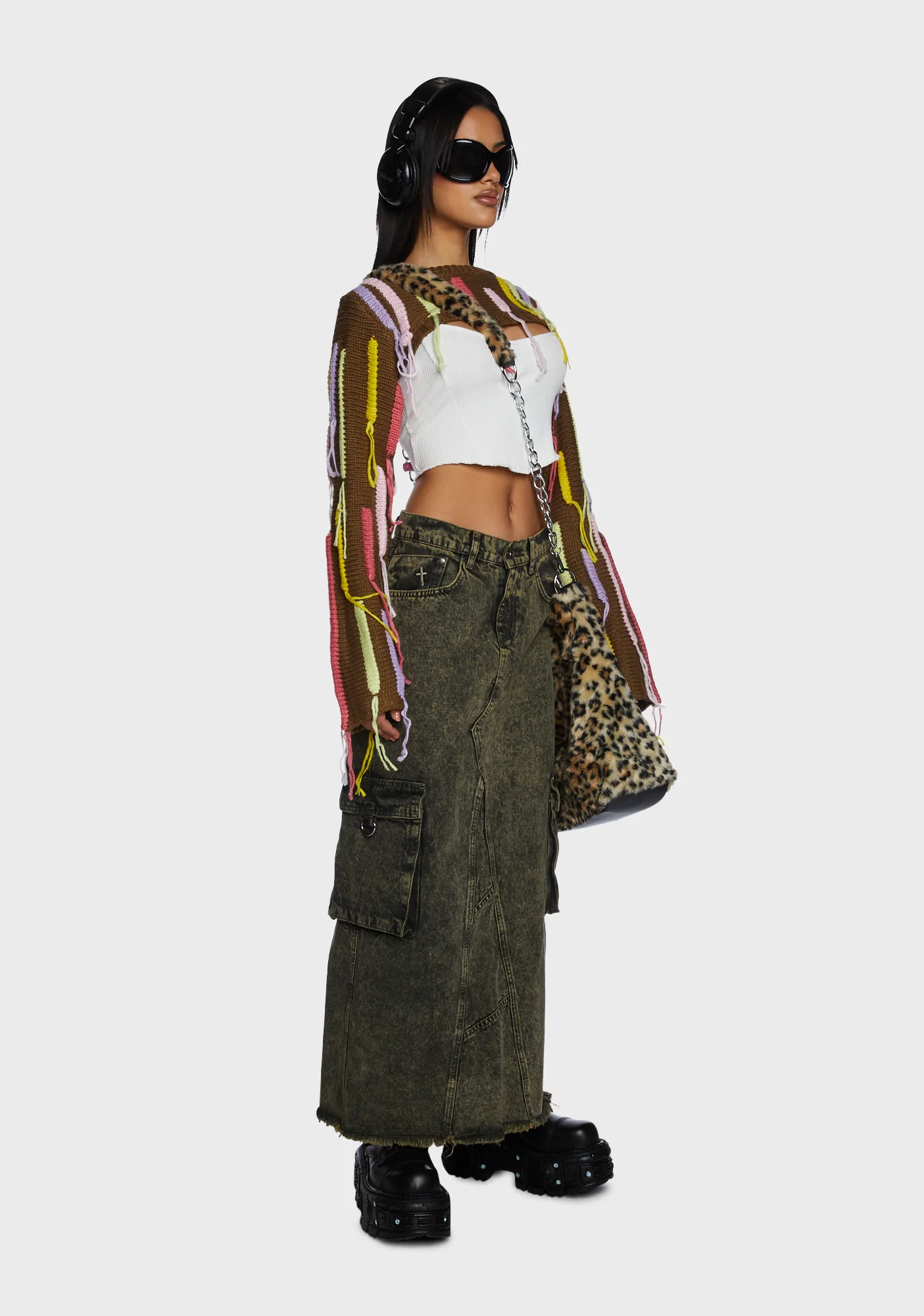 Painter Ultra Cropped Knit Shrug - Image 5