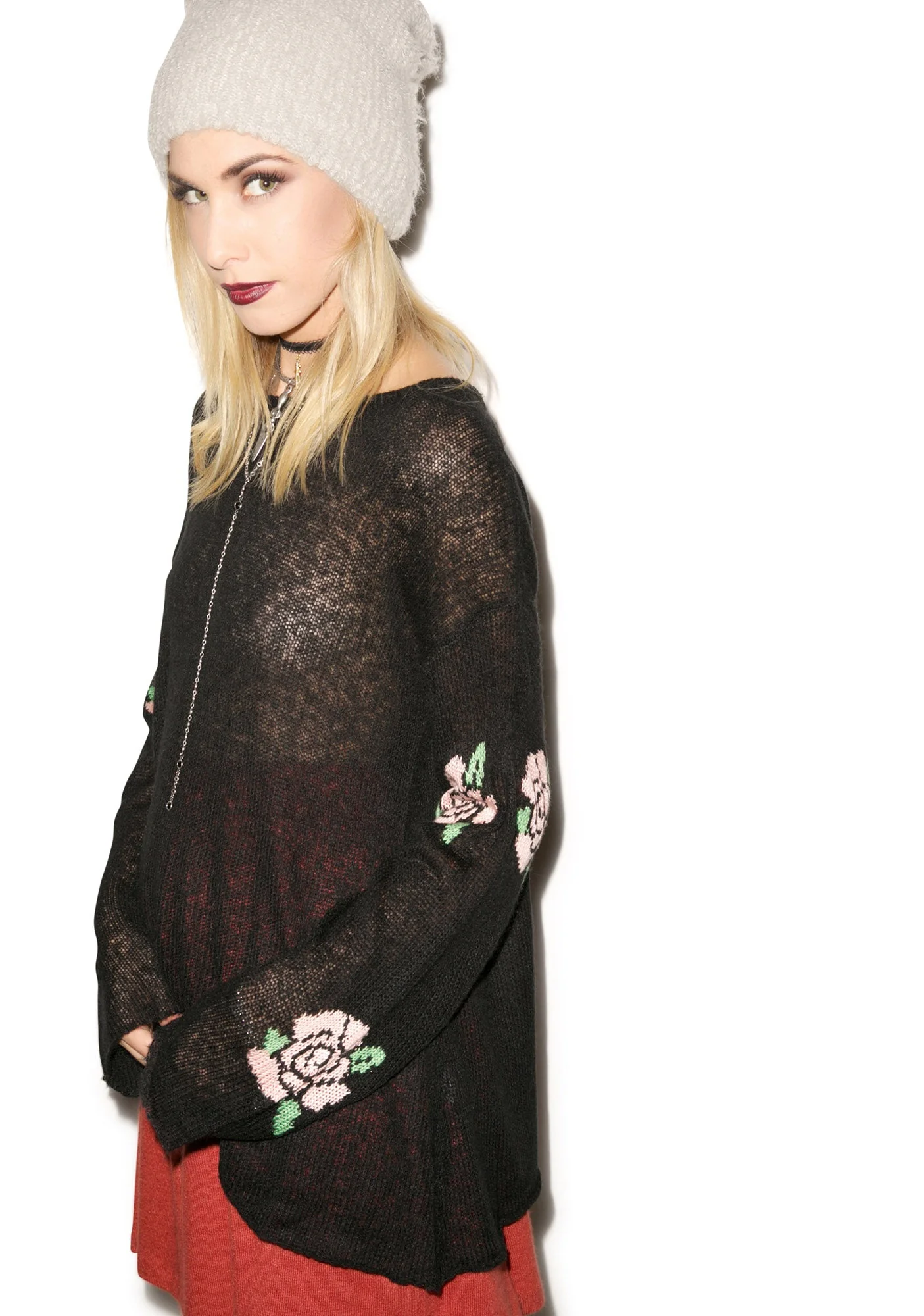 Painting The Roses Roadie Sweater - Black - Image 4