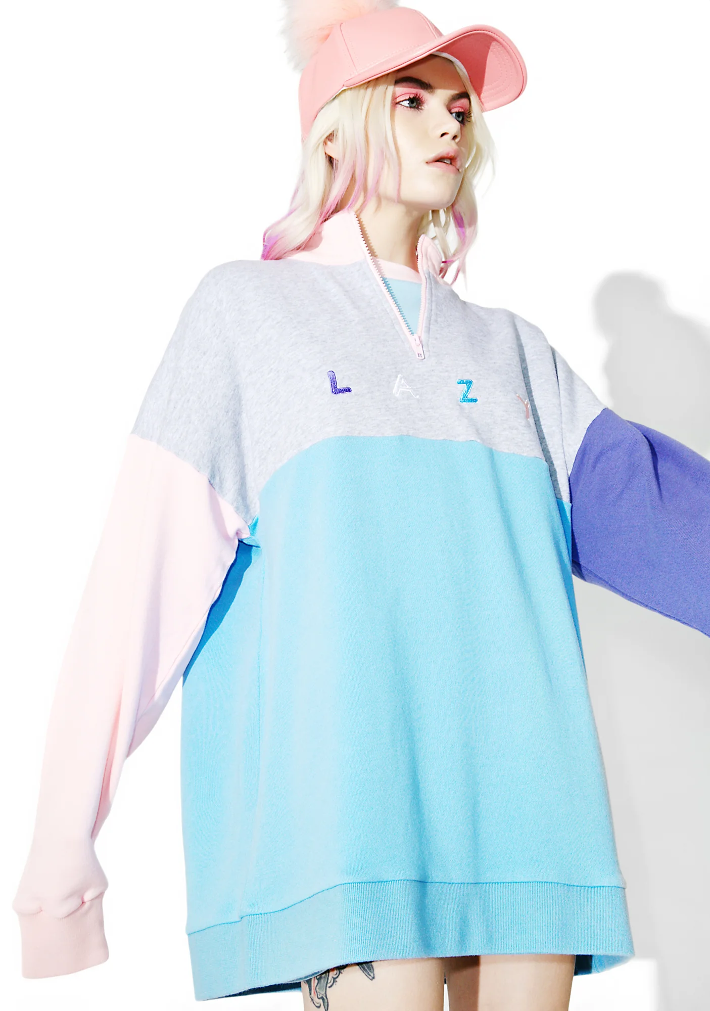 Panel Zip Sweatshirt - Image 3