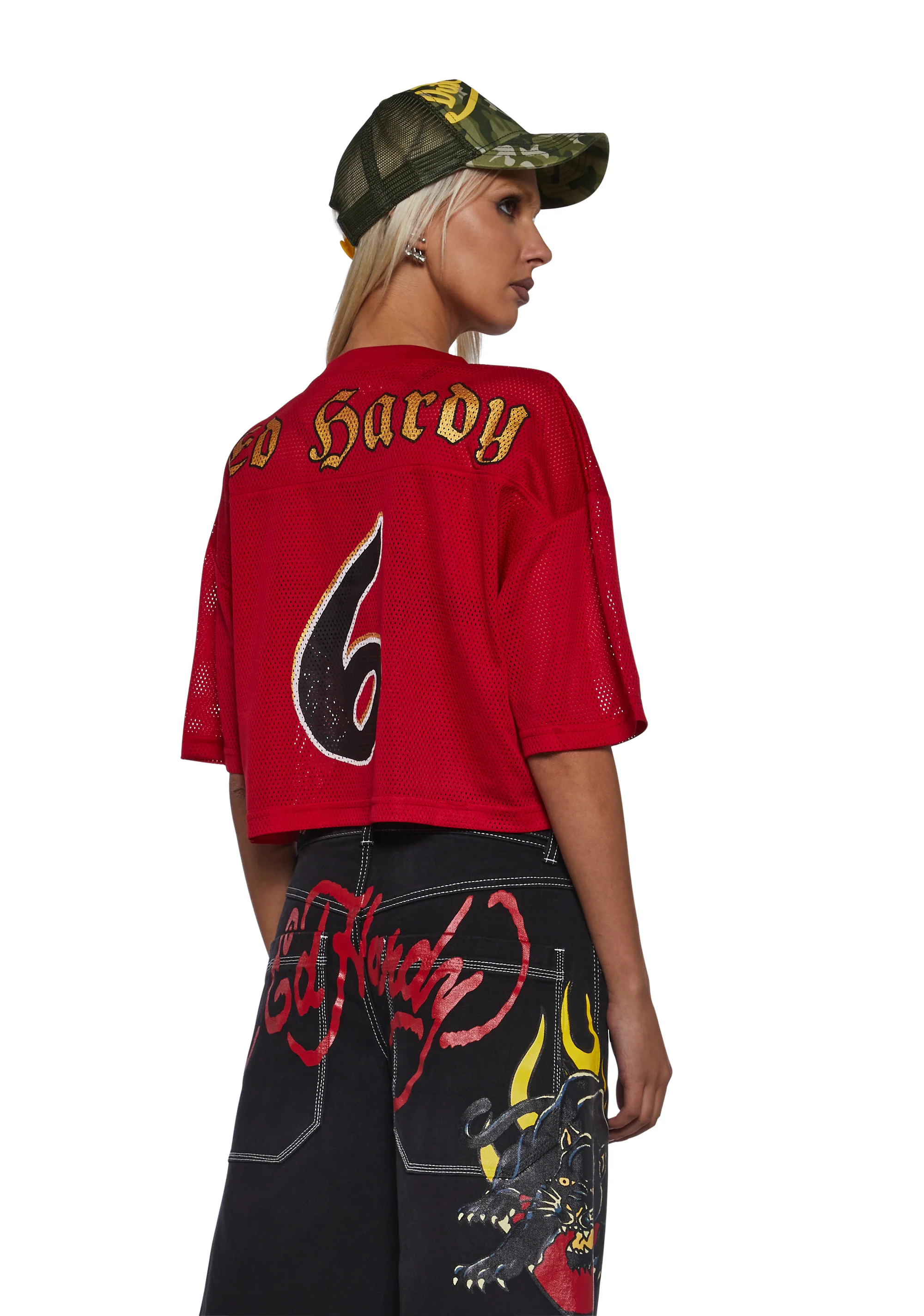Panther Head Football Jersey Tee - Image 4