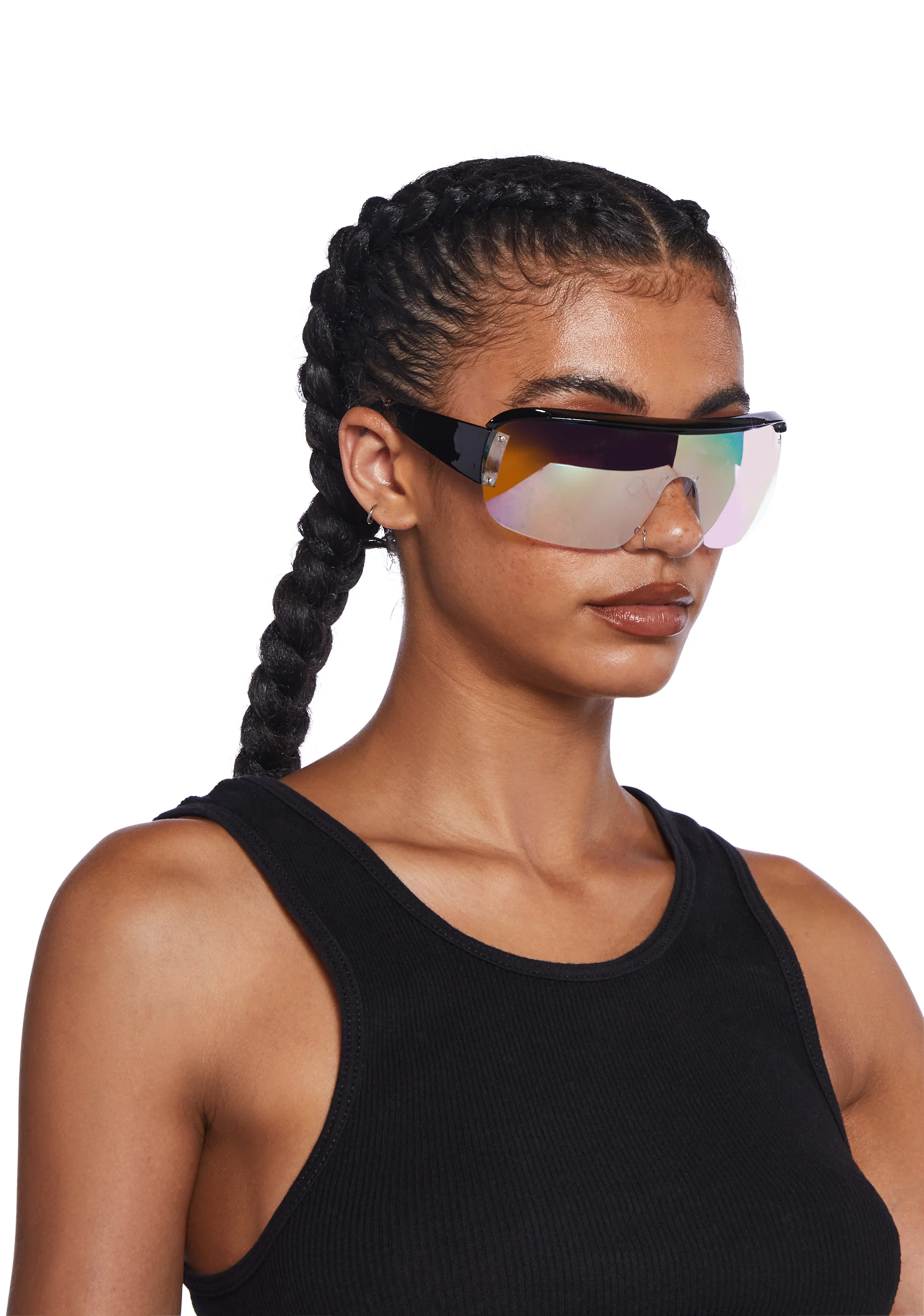 Paparazzi Moment Shield Sunglasses - Image 2