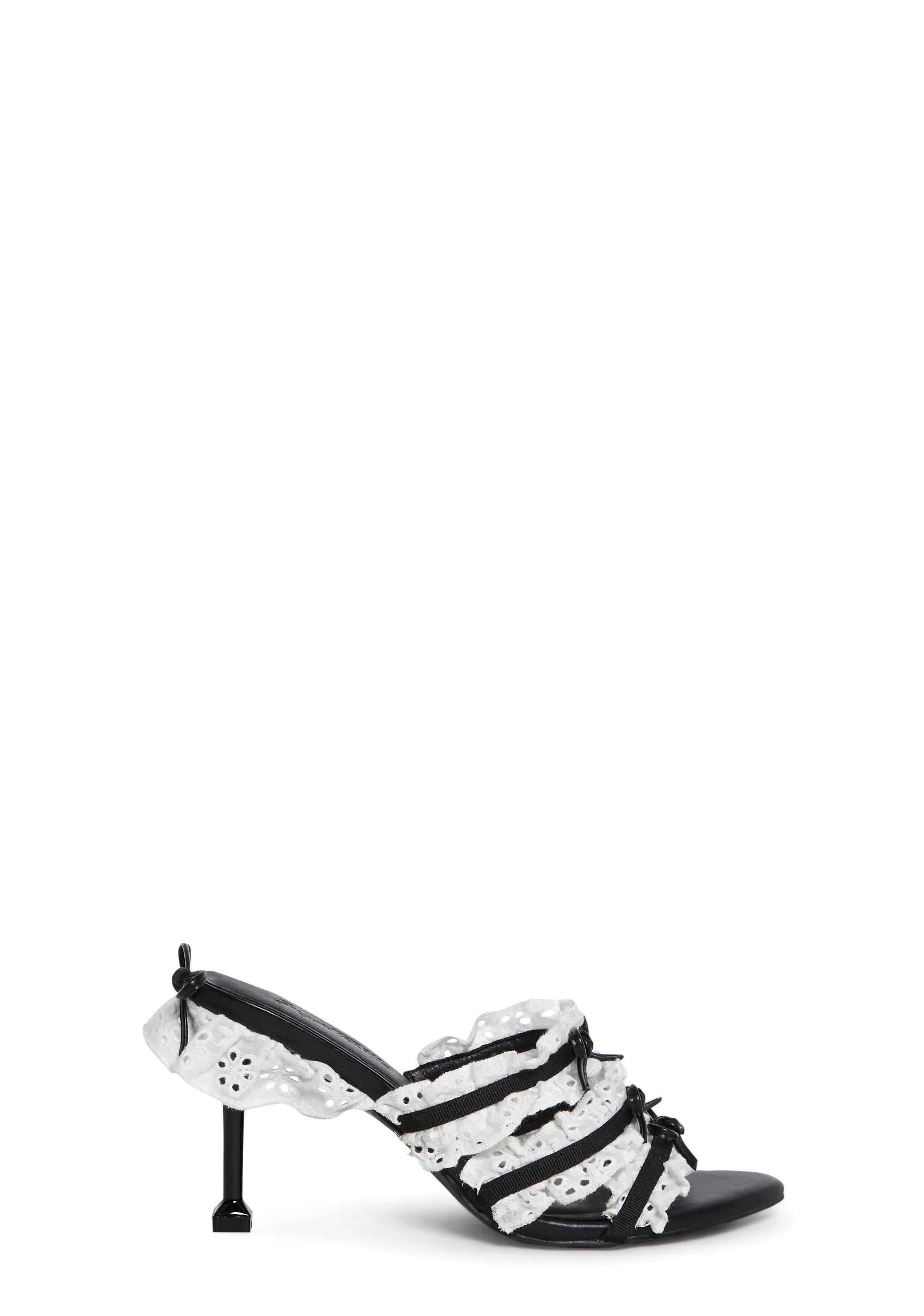 Paris Dreams Leg Warmer Heels - White - Image 5