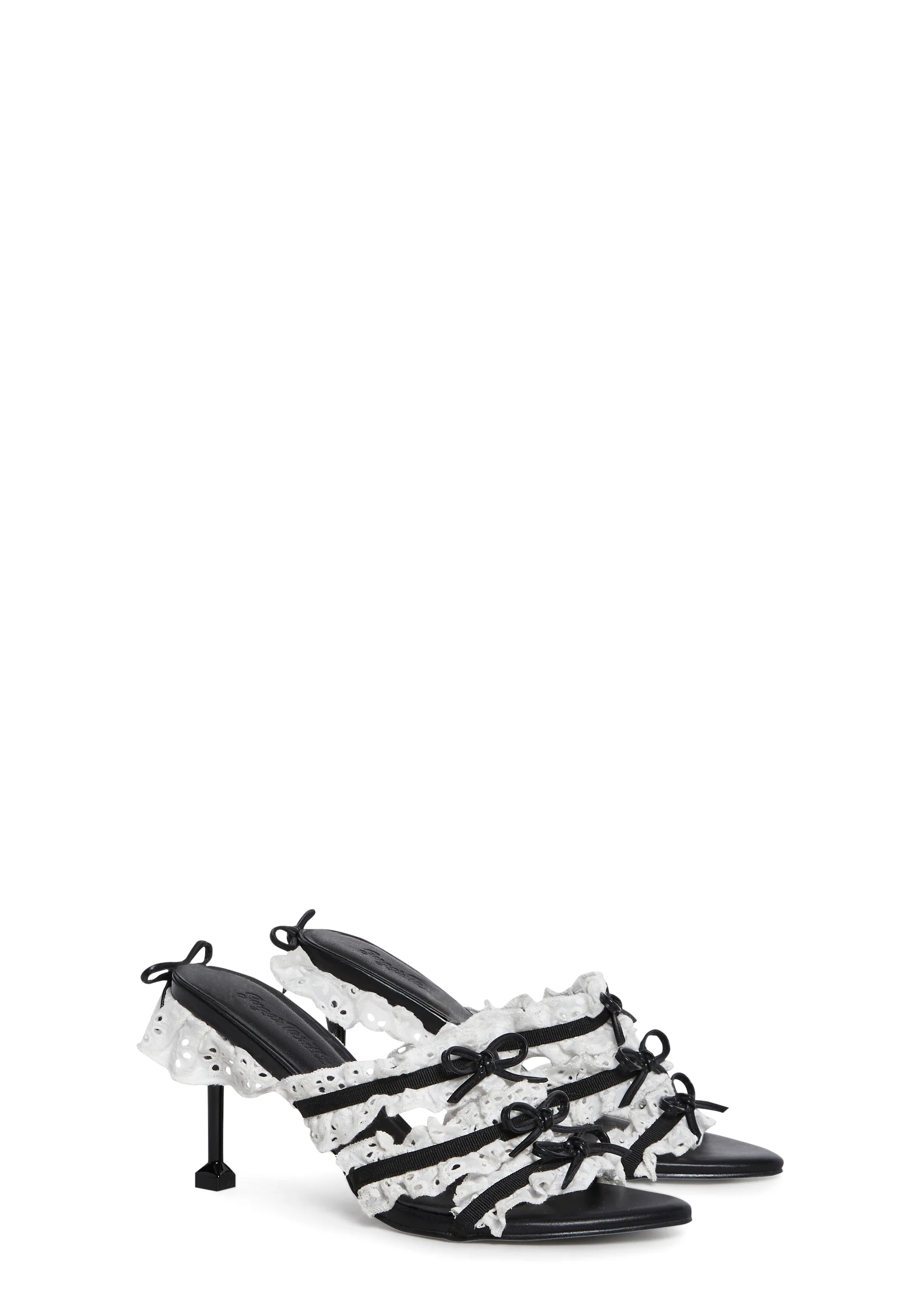 Paris Dreams Leg Warmer Heels - White - Image 7