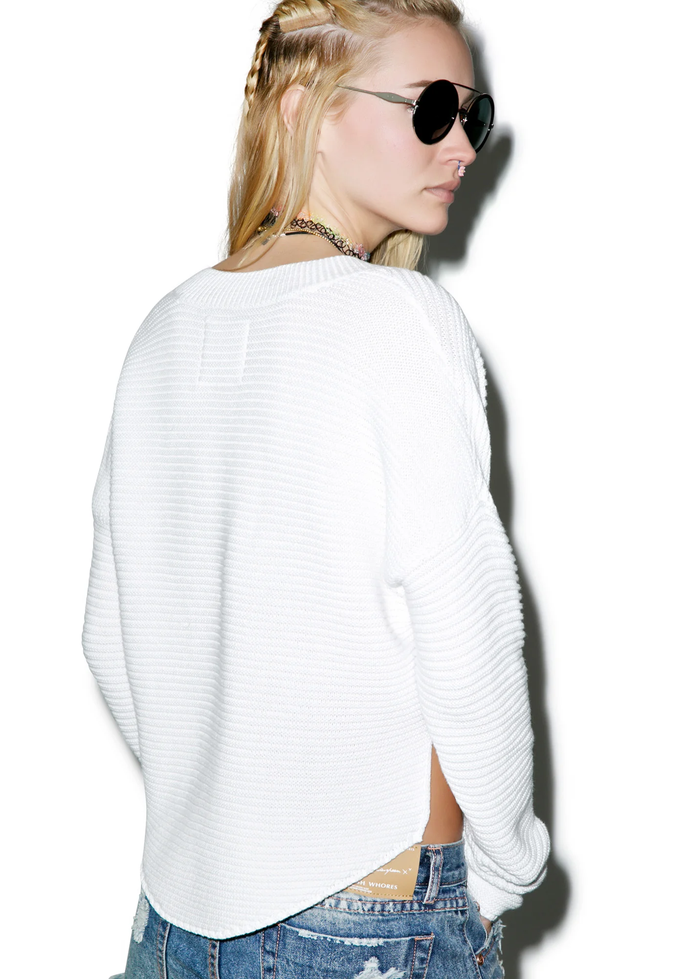 Parisienne Nights Knit Top - Image 2
