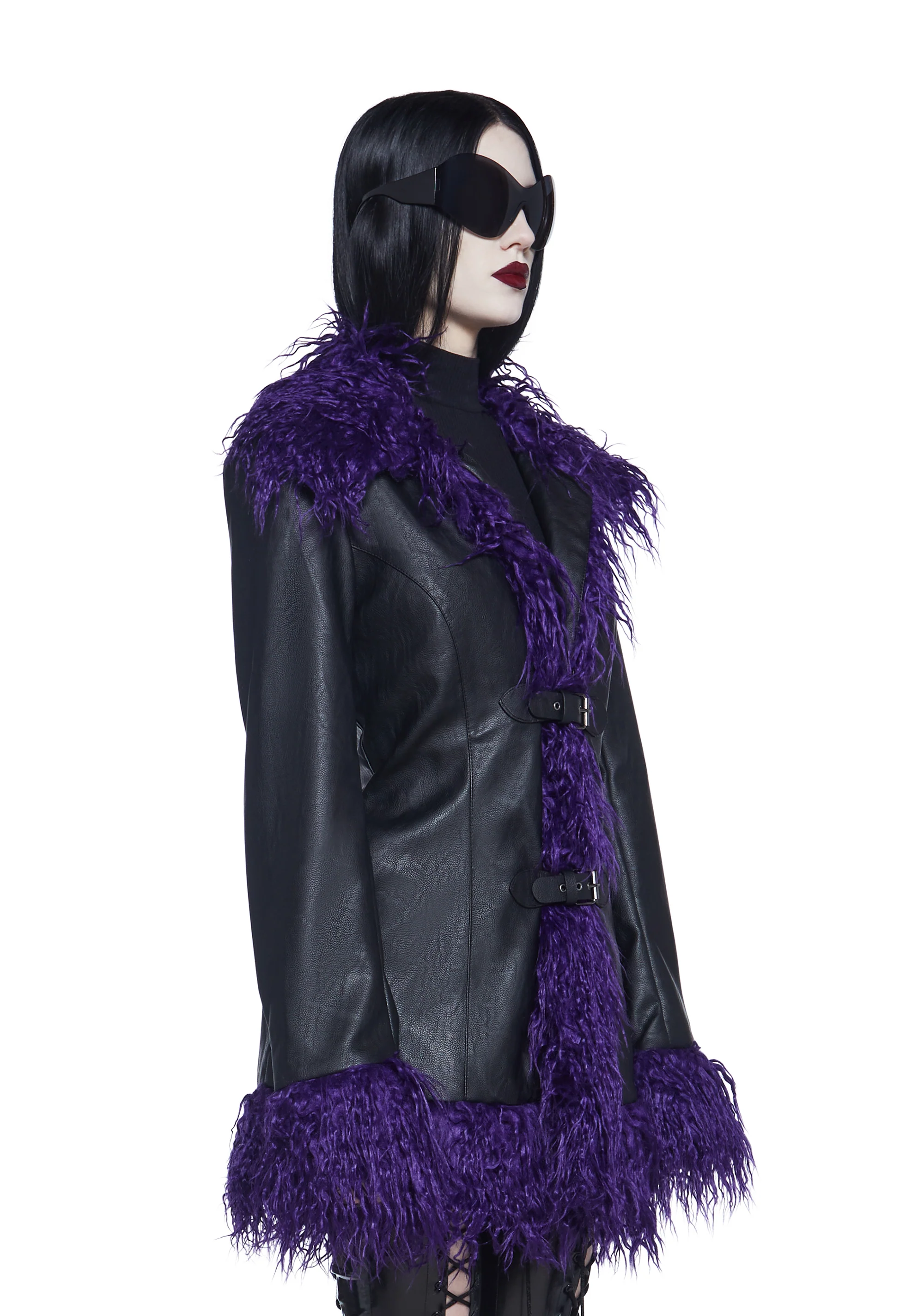 Passing Through Faux Fur Jacket - Image 3