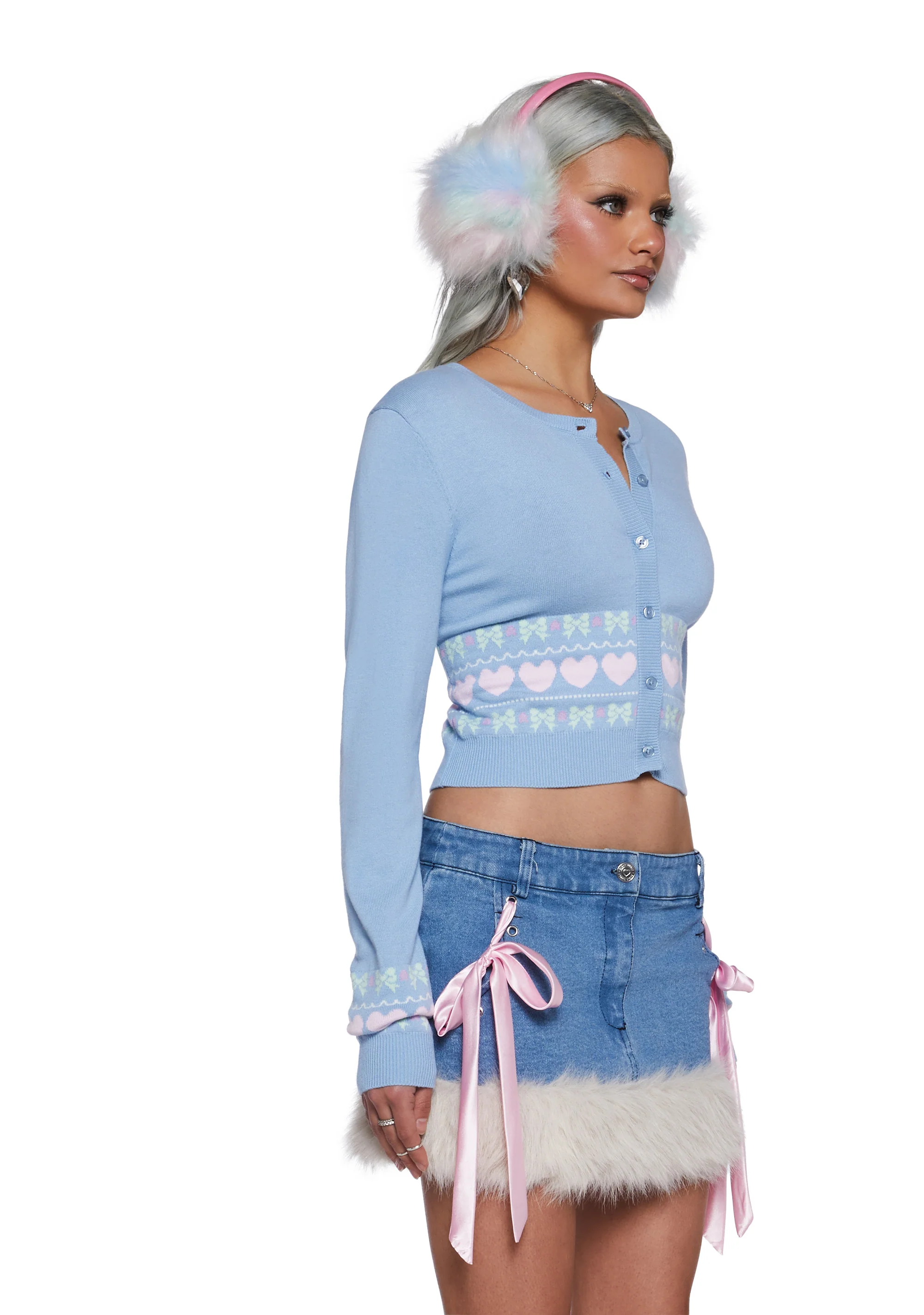 Passion For You Intarsia Sweater - Image 3