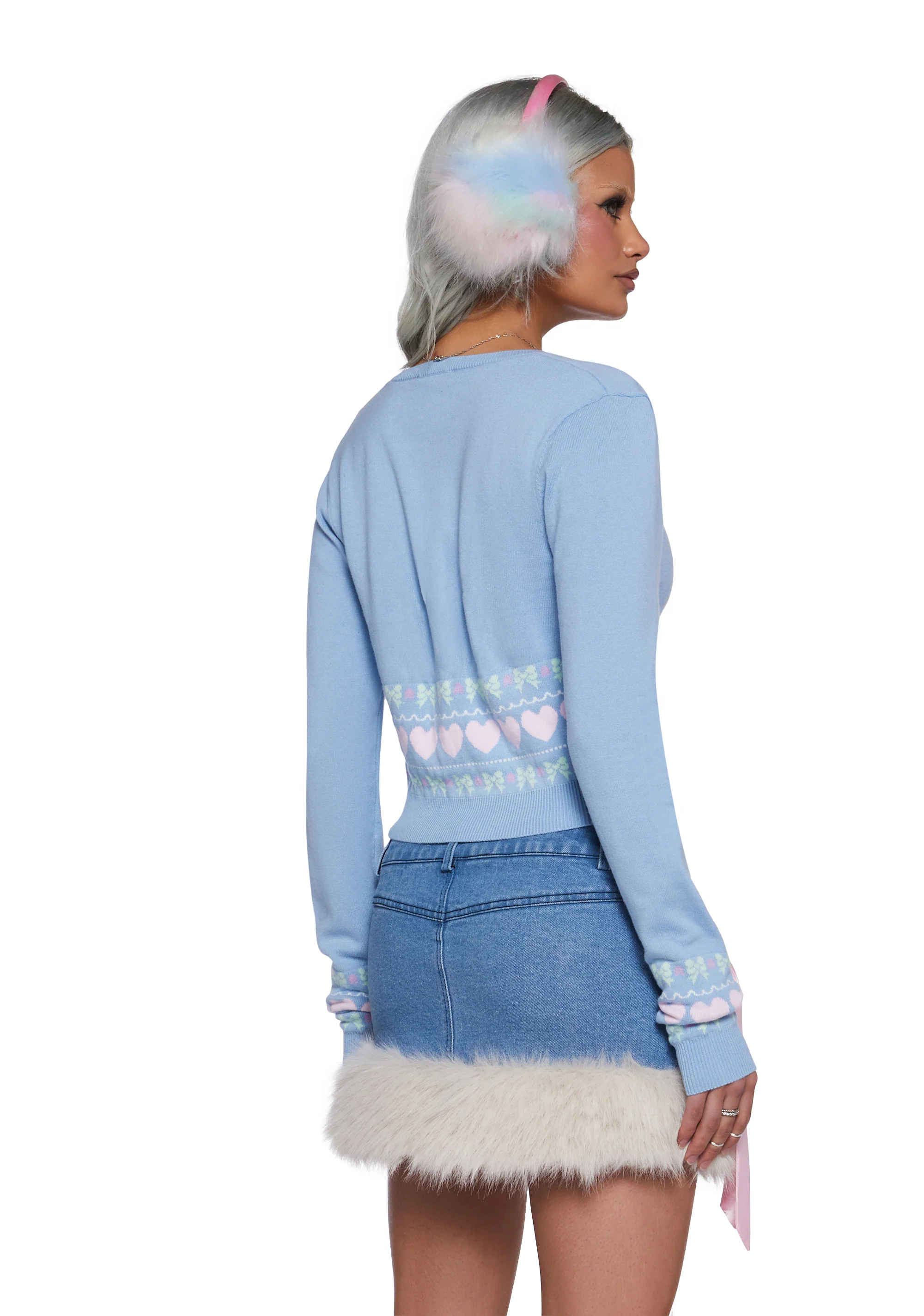 Passion For You Intarsia Sweater - Image 4