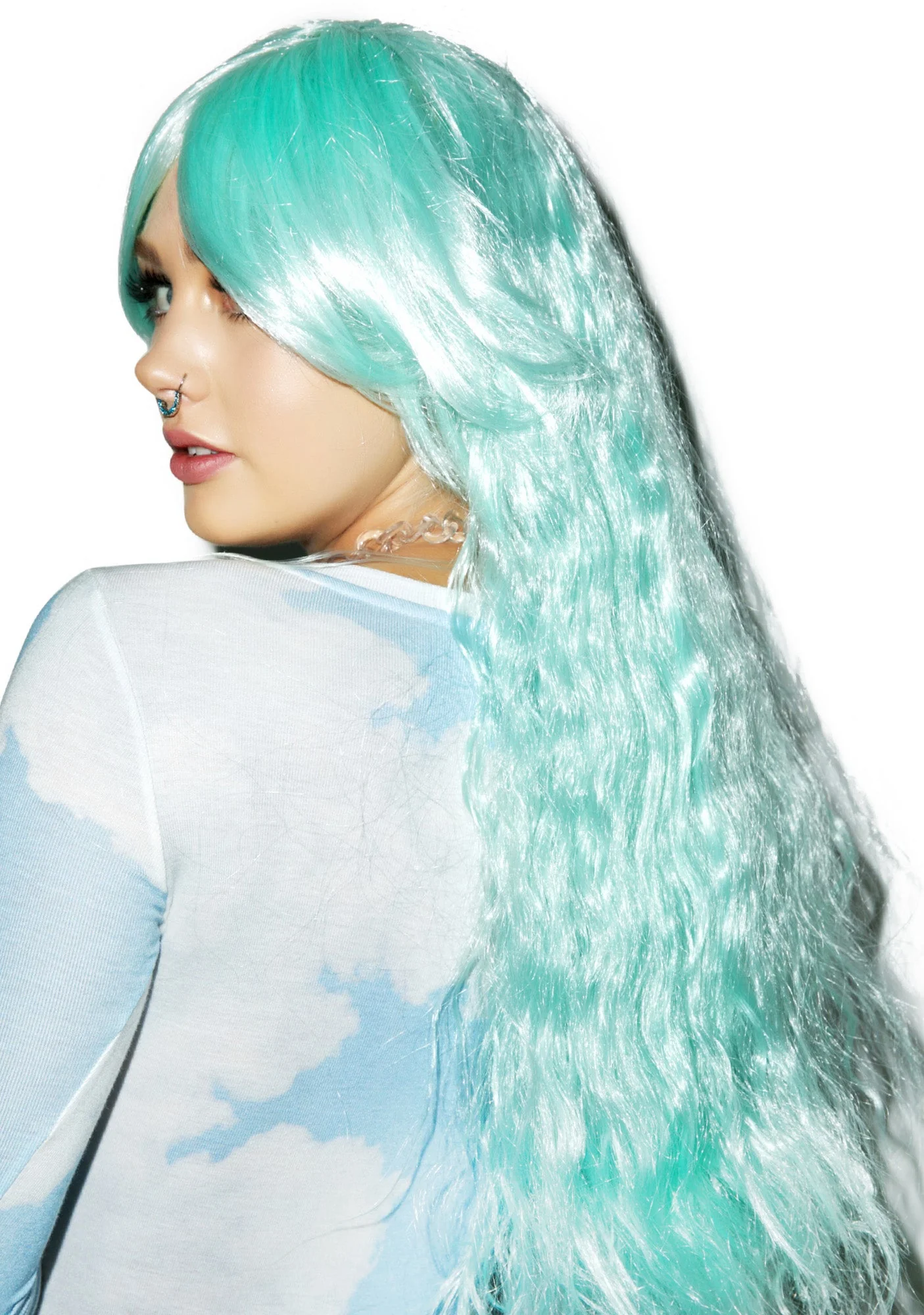 Pastel Baby Wavy Wig - Pink - Image 6