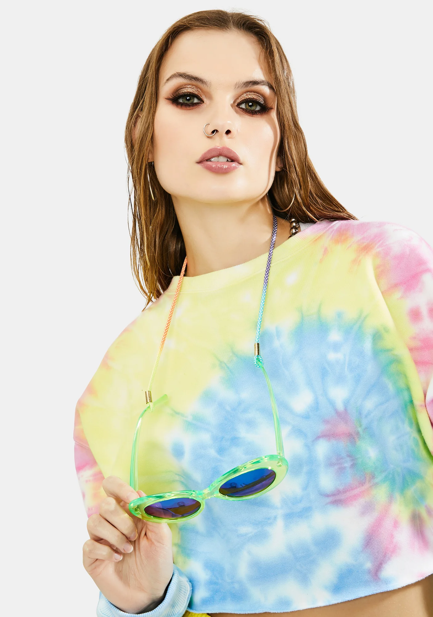 Pastel Please Rainbow Sunglasses Chain - Image 2