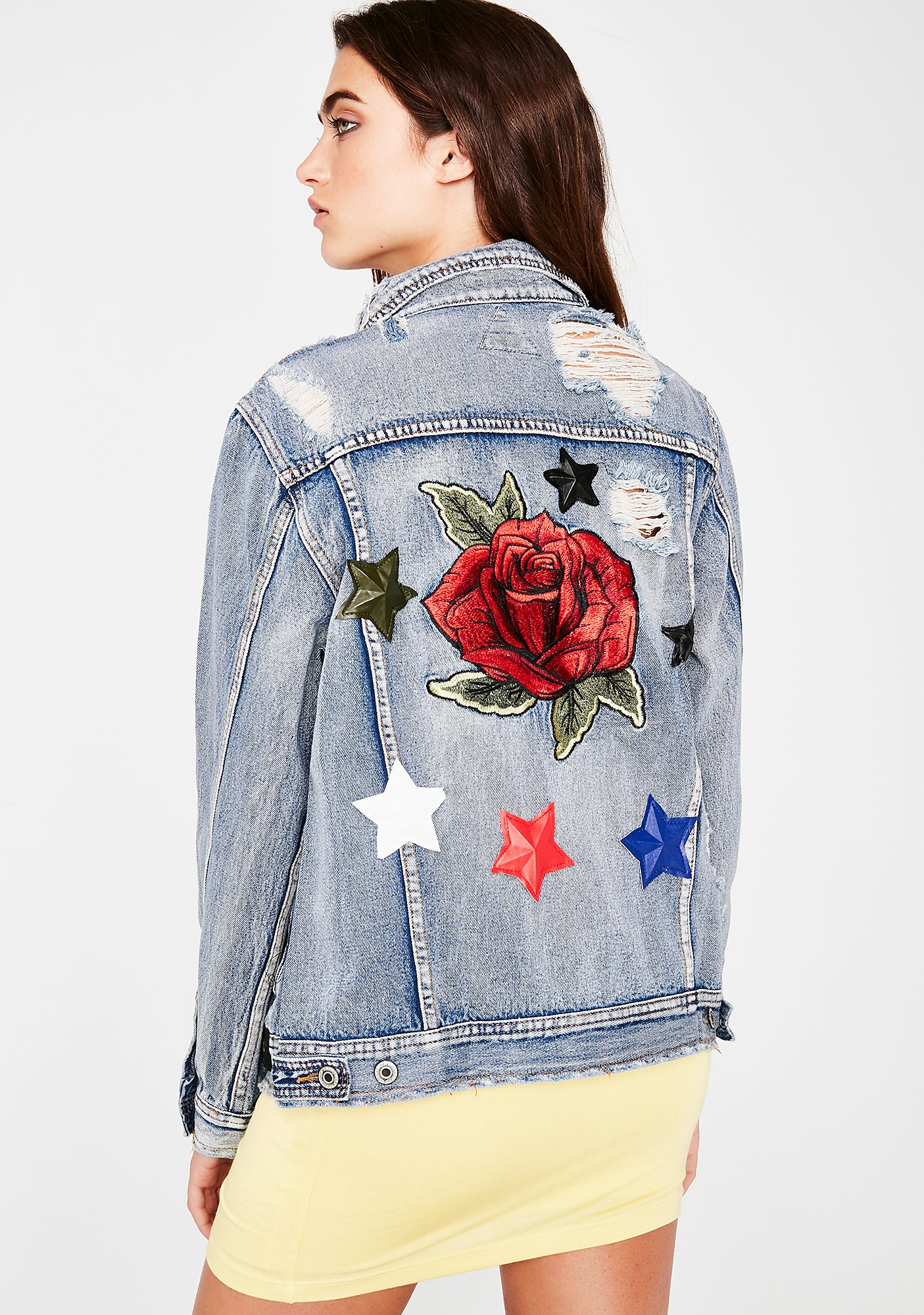 Patch Kid Denim Jacket - Image 2