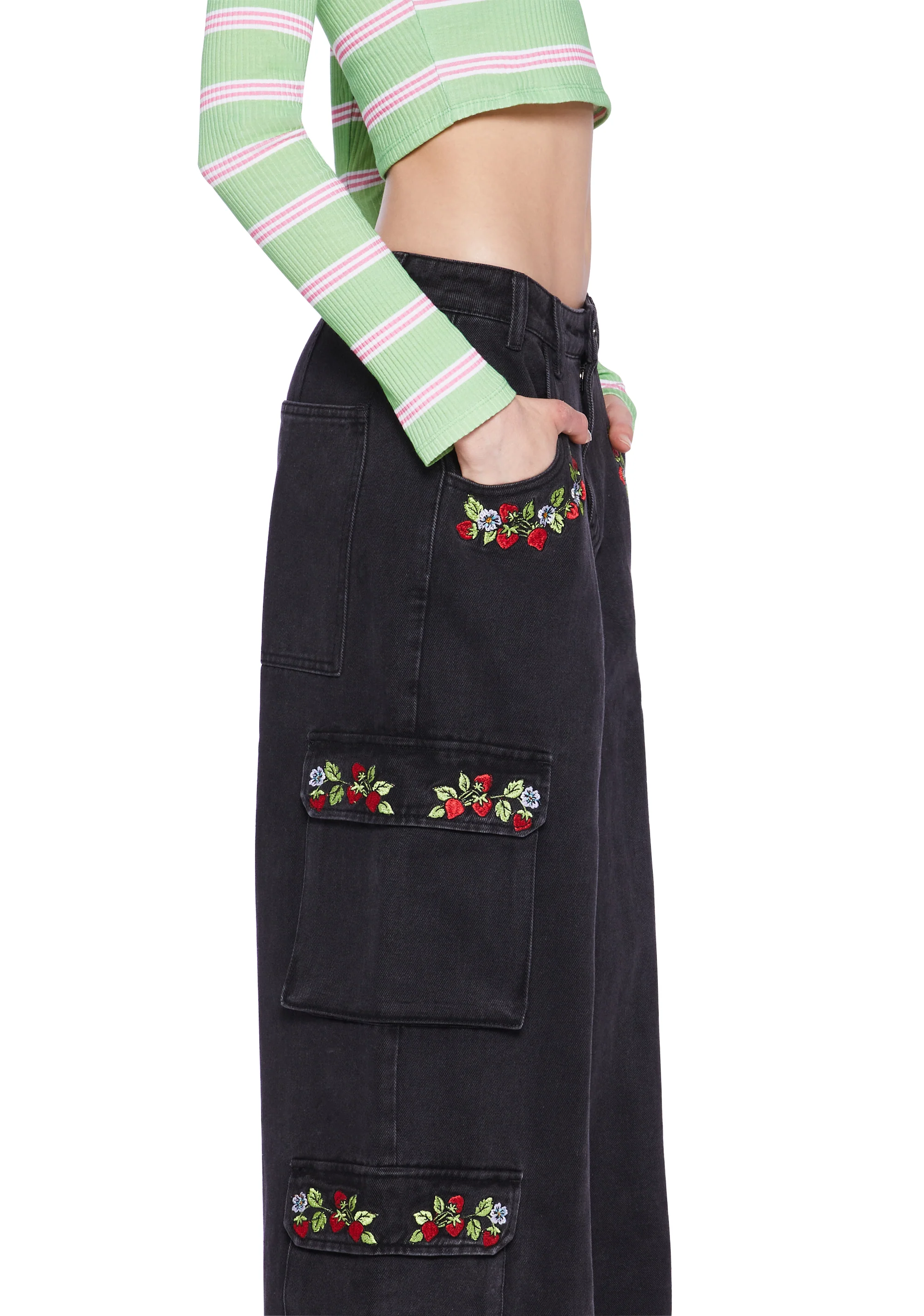 Patched With Love Cargo Pants - Image 3