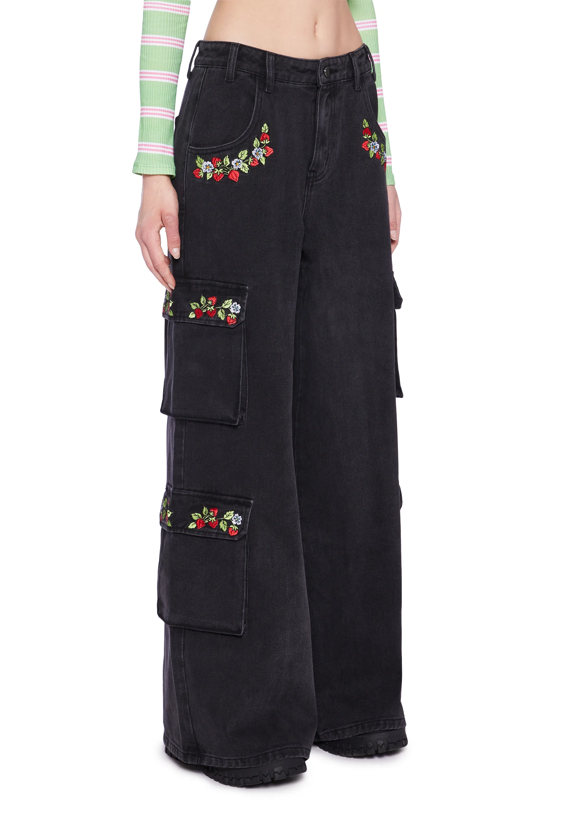 Patched With Love Cargo Pants - Image 5