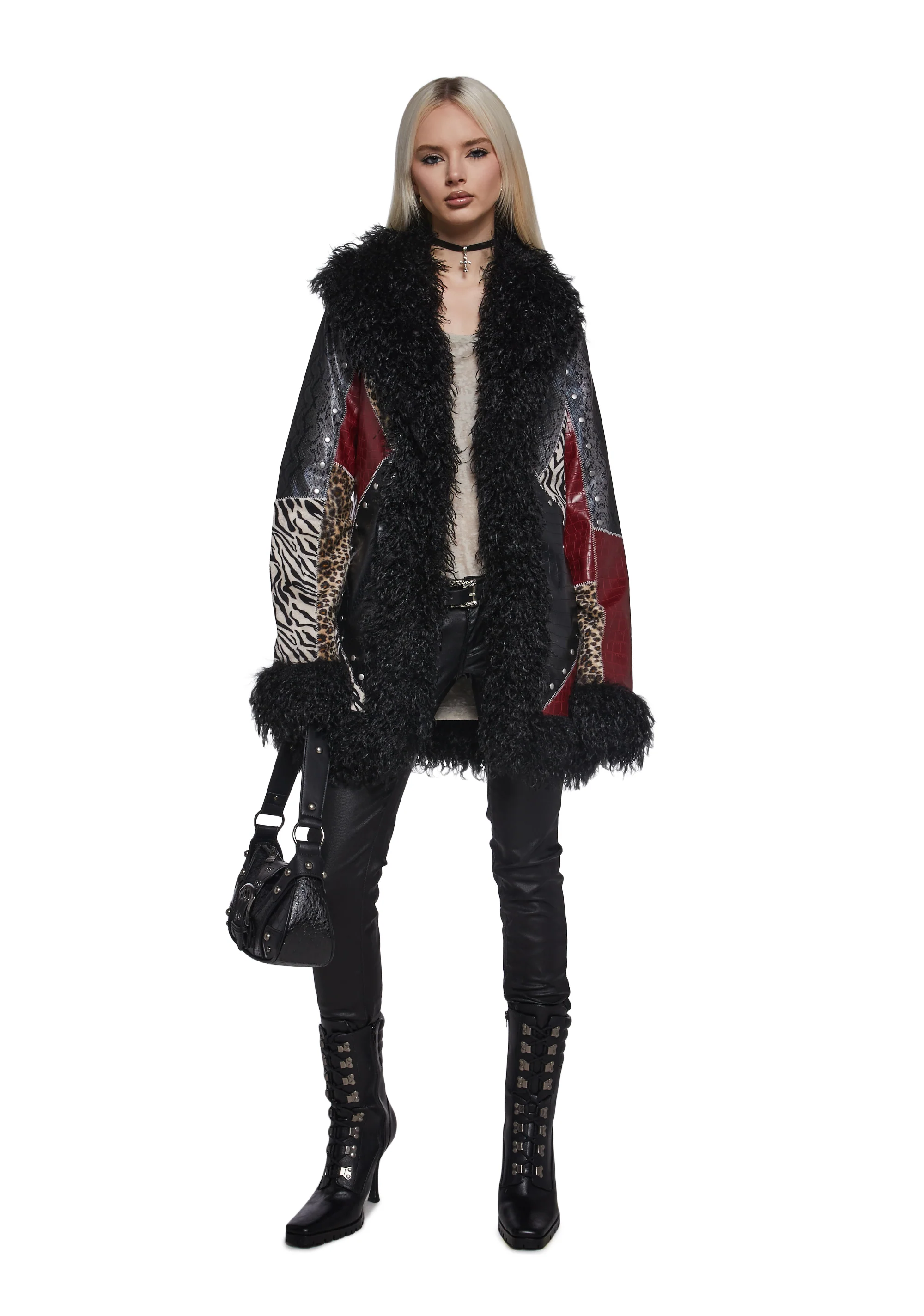 Savage Ways Patchwork Coat - Image 2