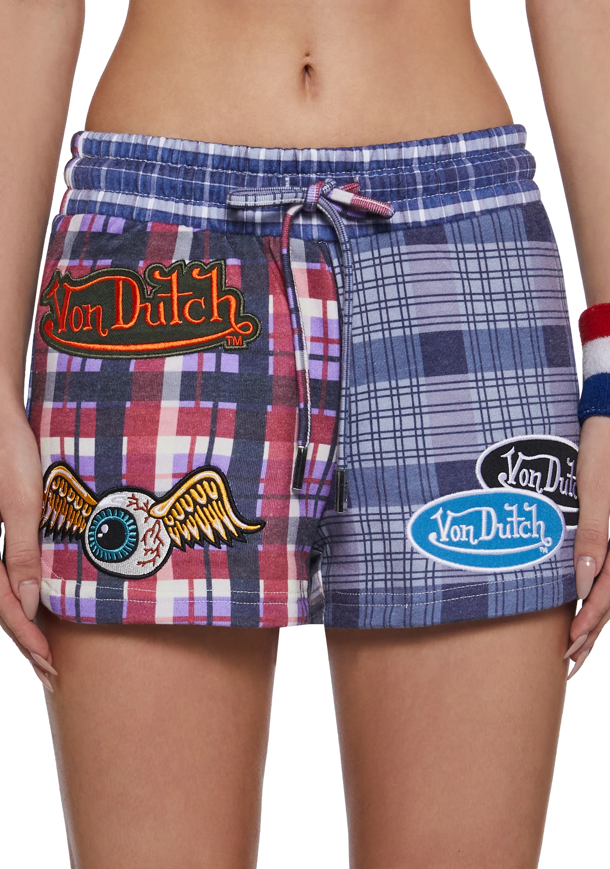 Patchwork Lounge Shorts - Image 6