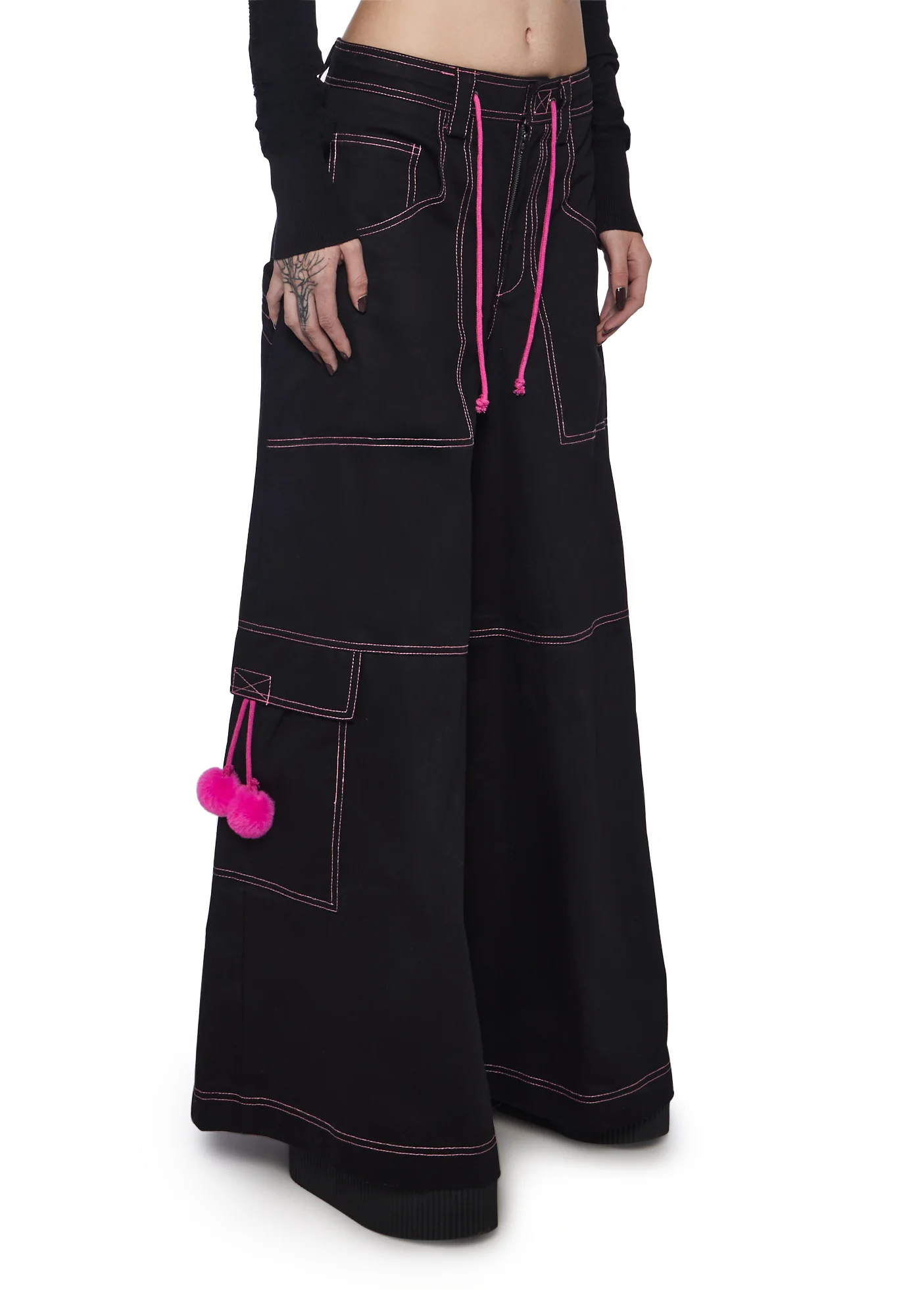 Pavement Poetry Wide Leg Pants - Image 3