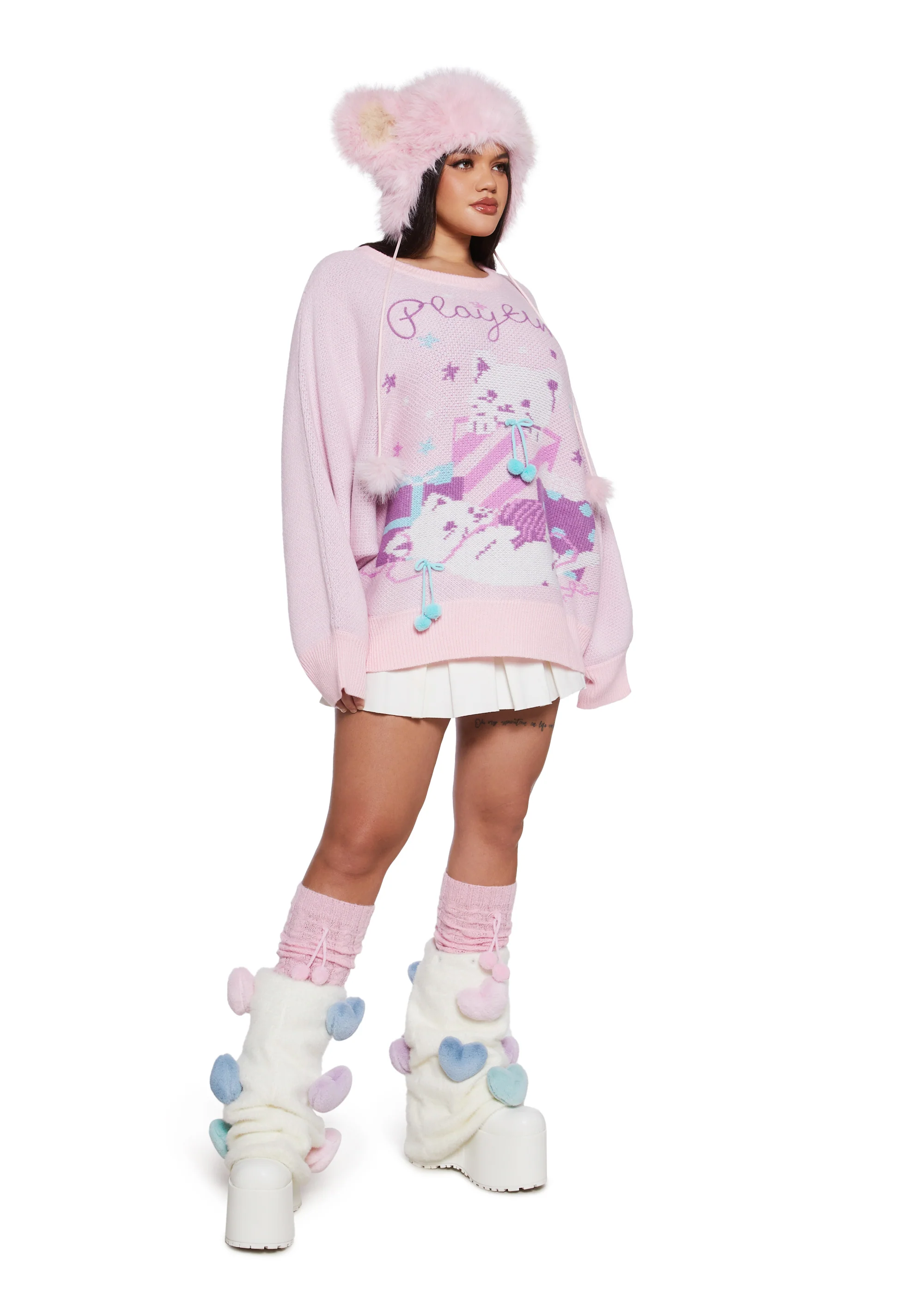 Paws And Surprises Intarsia Sweater - Image 10