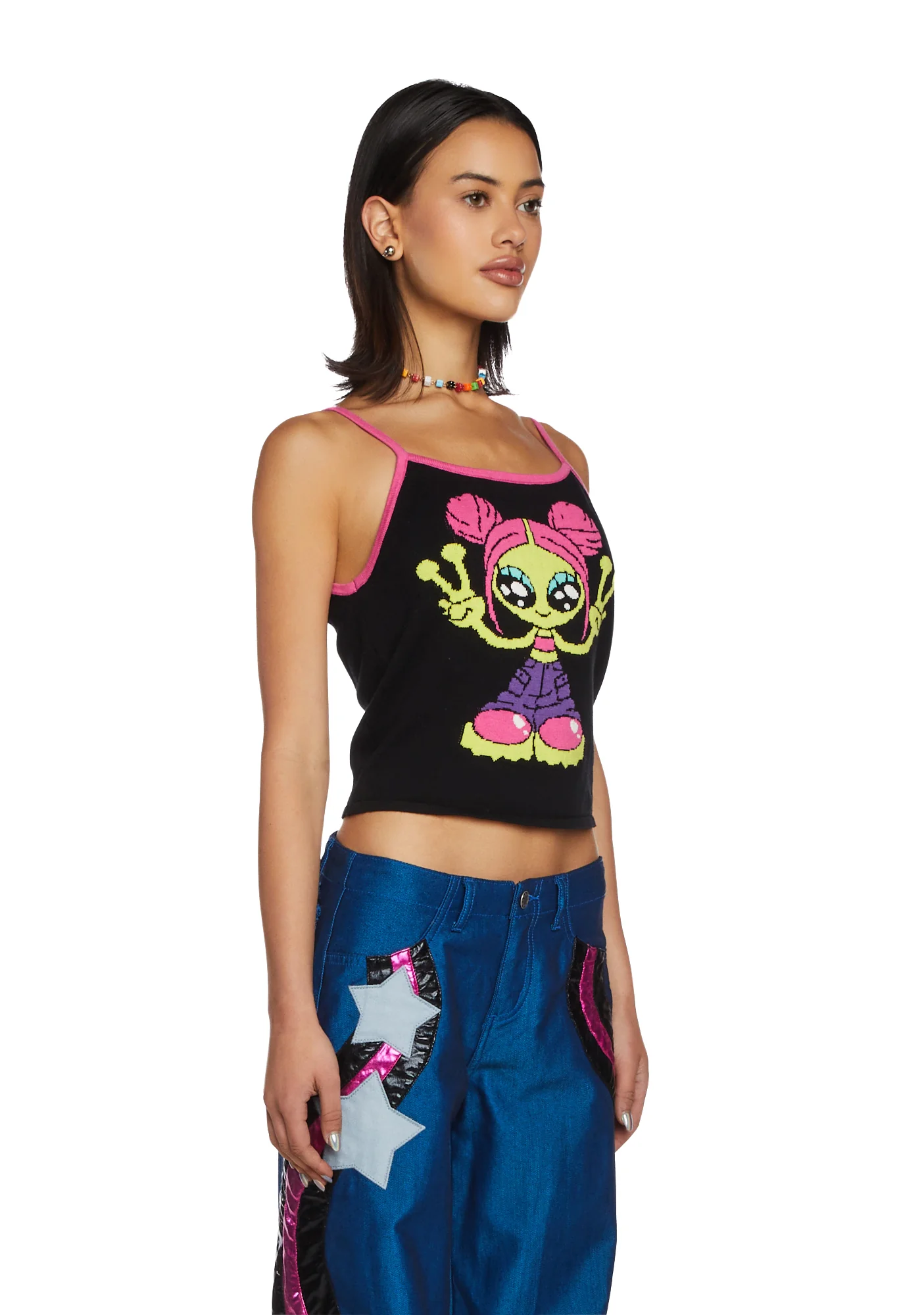 Peace Out Graphic Tank - Image 4