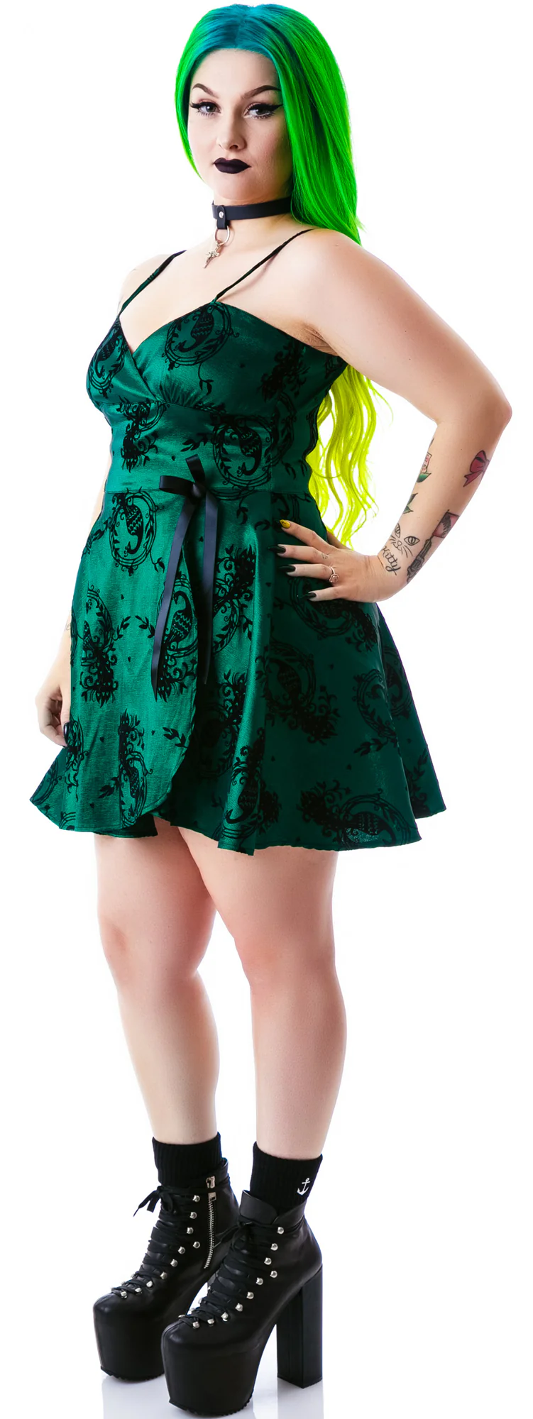 Peacockin' Party Dress - Image 4