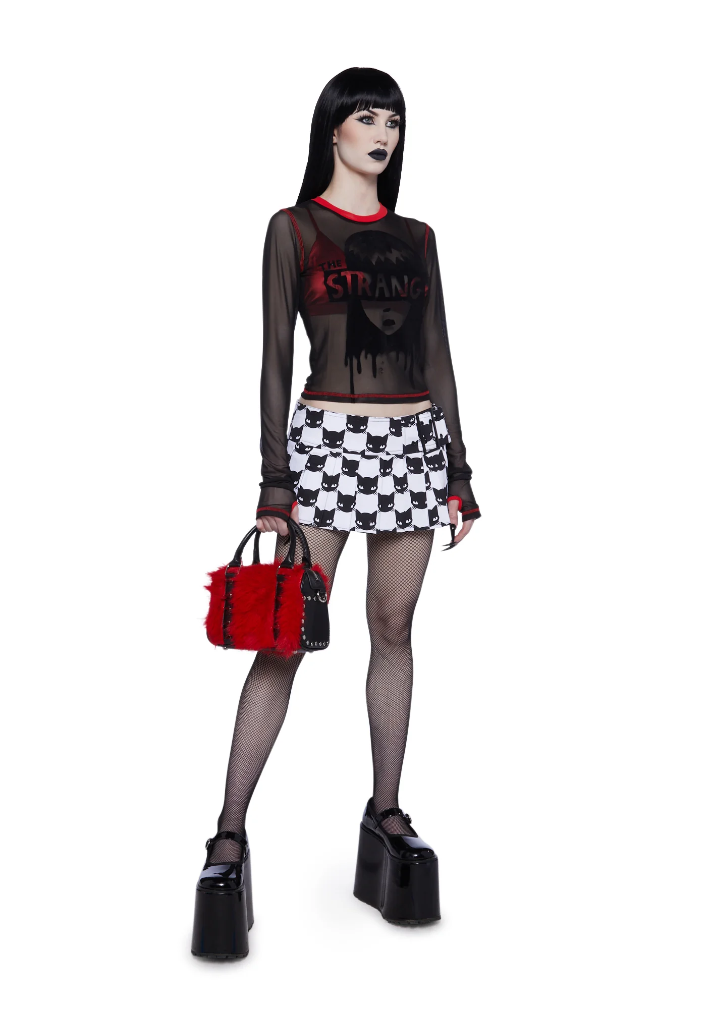 Peculiar Girl Mesh Top - Image 2