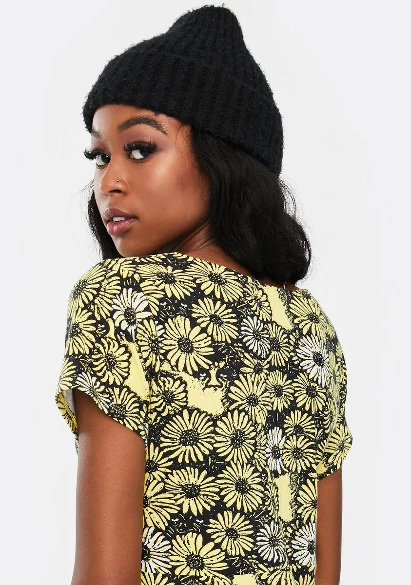 Pedal Floral Mini Dress - Image 4