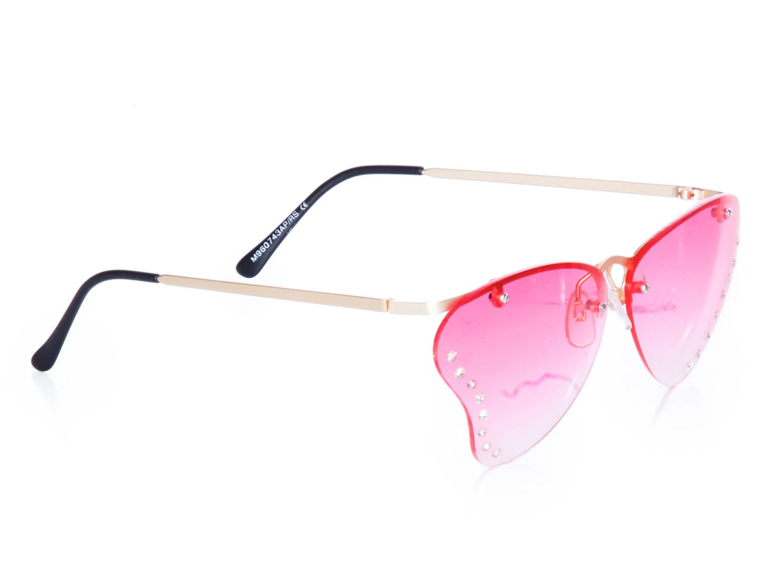 Peekabooda Pink Butterfly Vintage Deadstock Sunglasses - Image 3